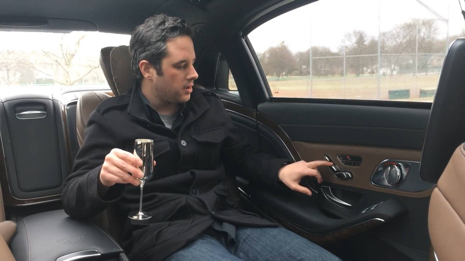 The best seat in the 2016 Mercedes-Maybach S600 are the ones in back. Greg Migliore gets comfortable in the heated, power-adjustable seats of the Maybach.