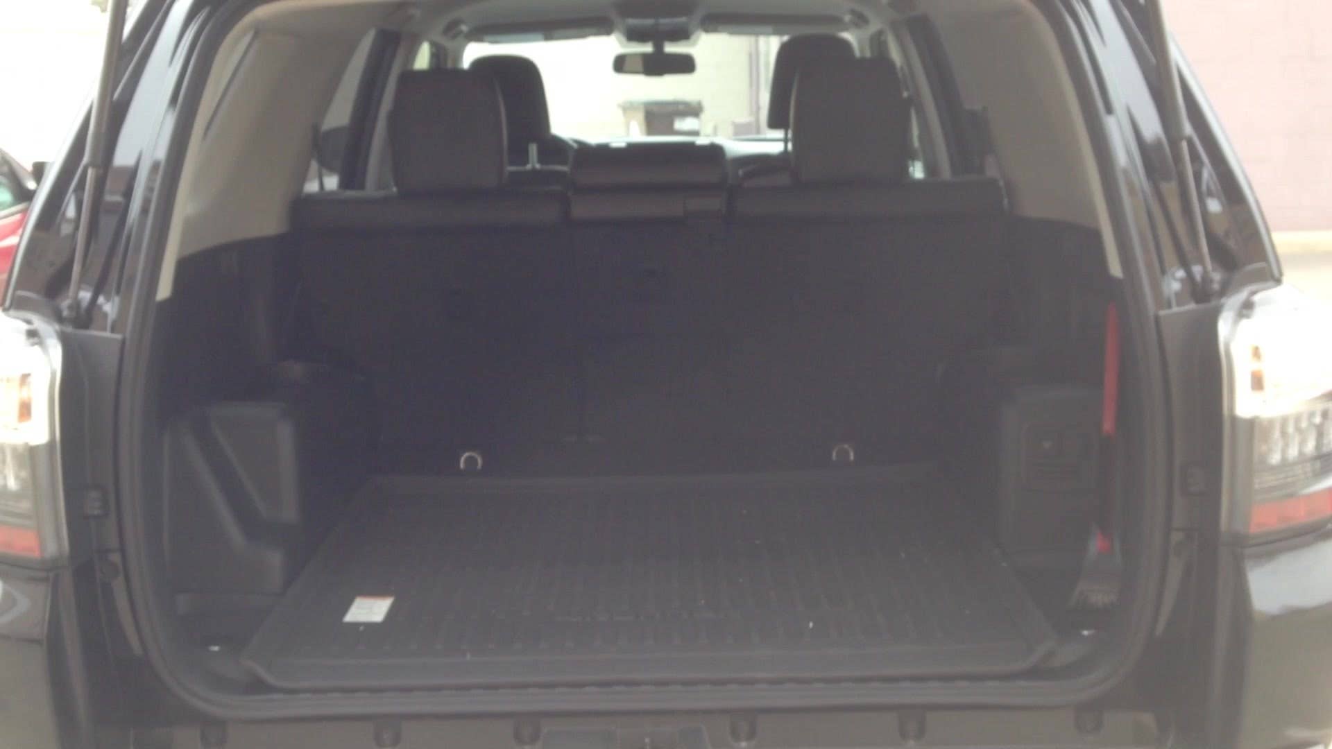 Greg Migliore shows the form and function of the rear cargo area in the 2015 Toyota 4Runner TRD Pro.