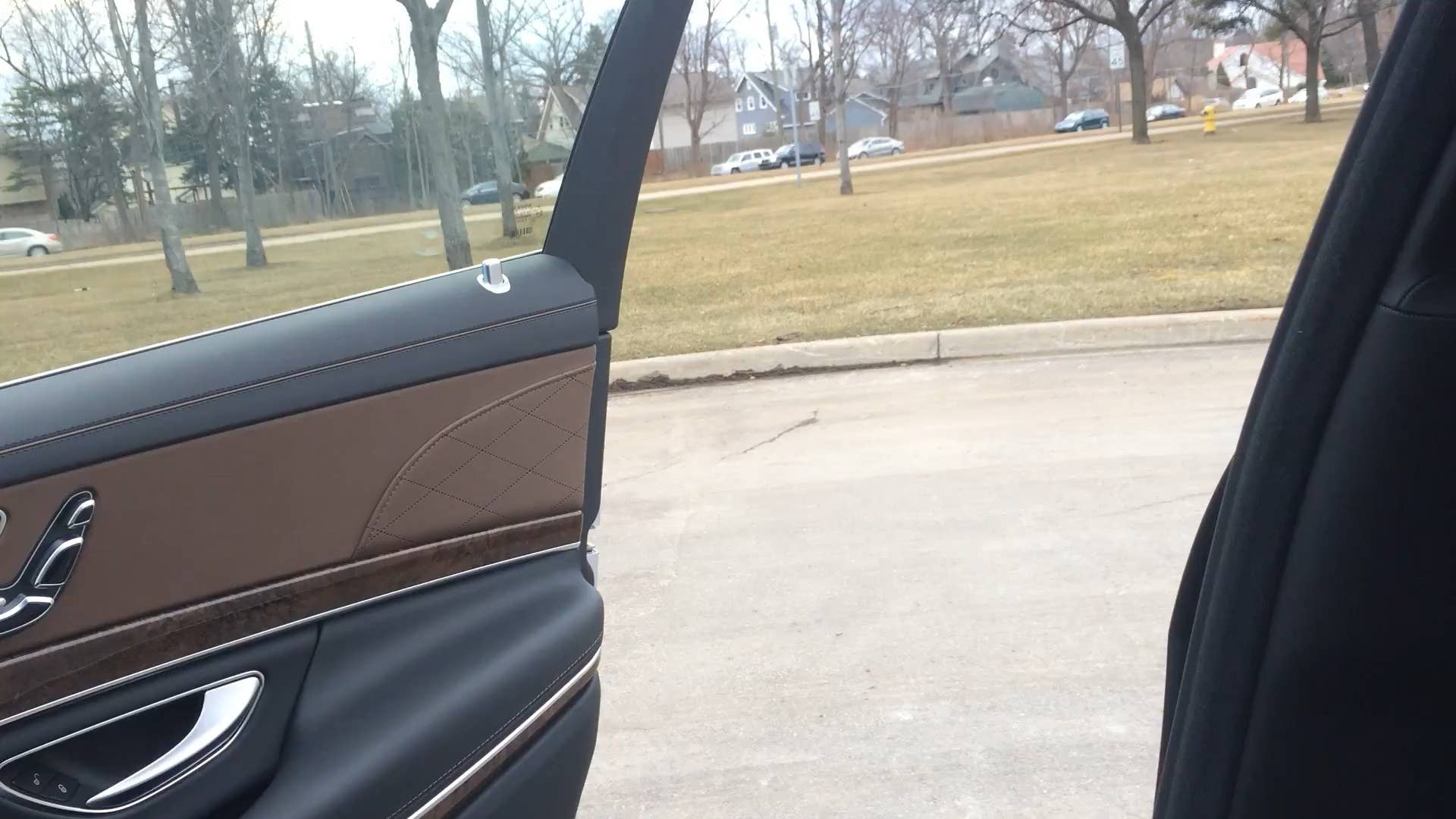 No need to slam the doors of the 2016 Mercedes-Maybach S600--they feature soft-shut technology, like a high-end cabinet.