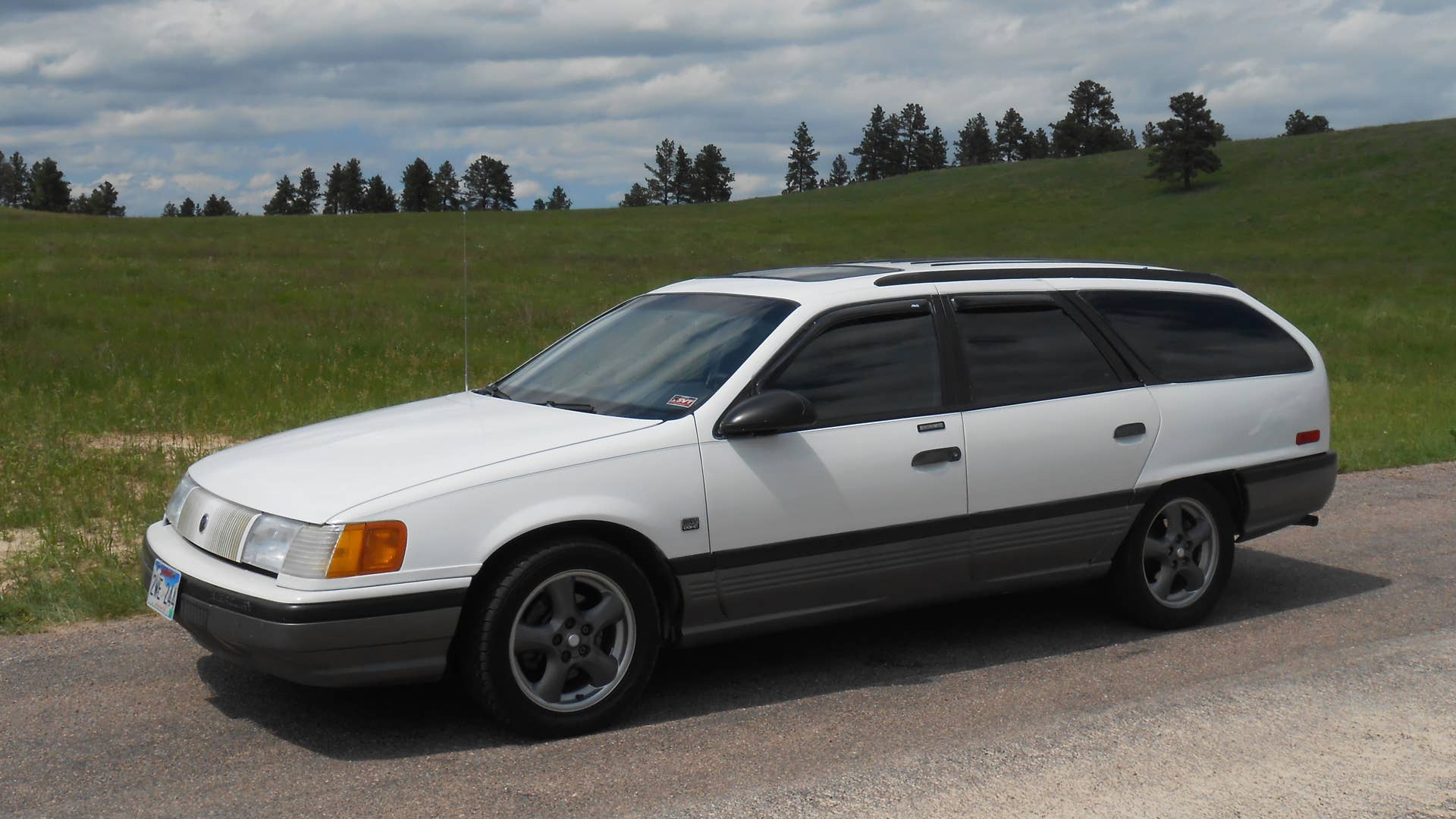 1987 Mercury Sable SHO wagon front side view