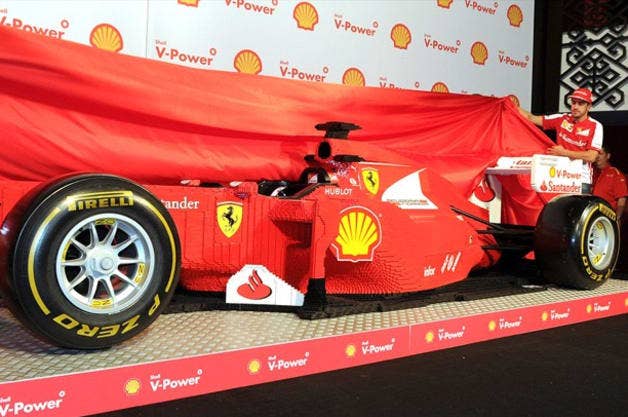 Lego Ferrari F1 race car