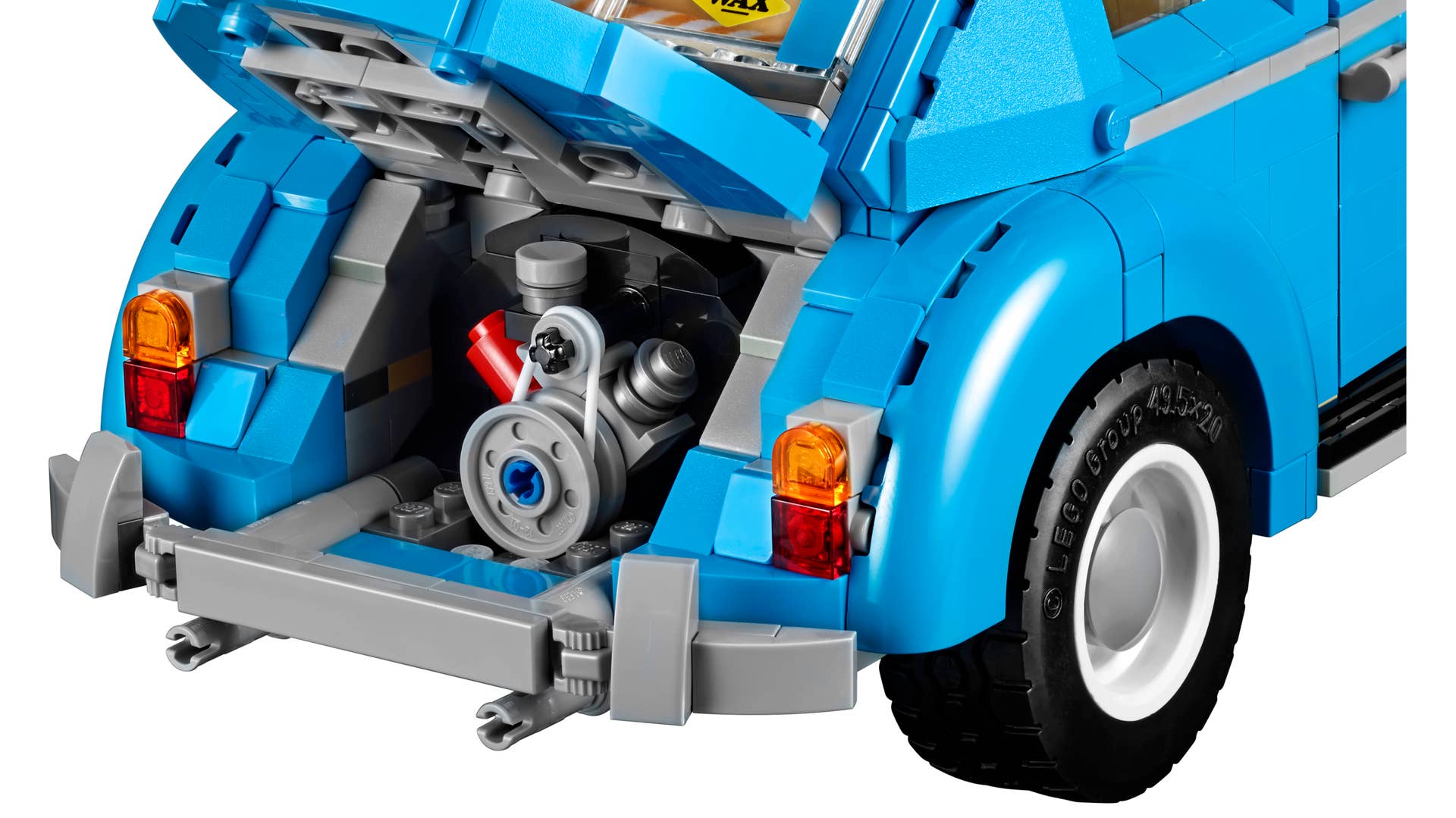 LEGO Volkswagen Beetle 10252 engine detail