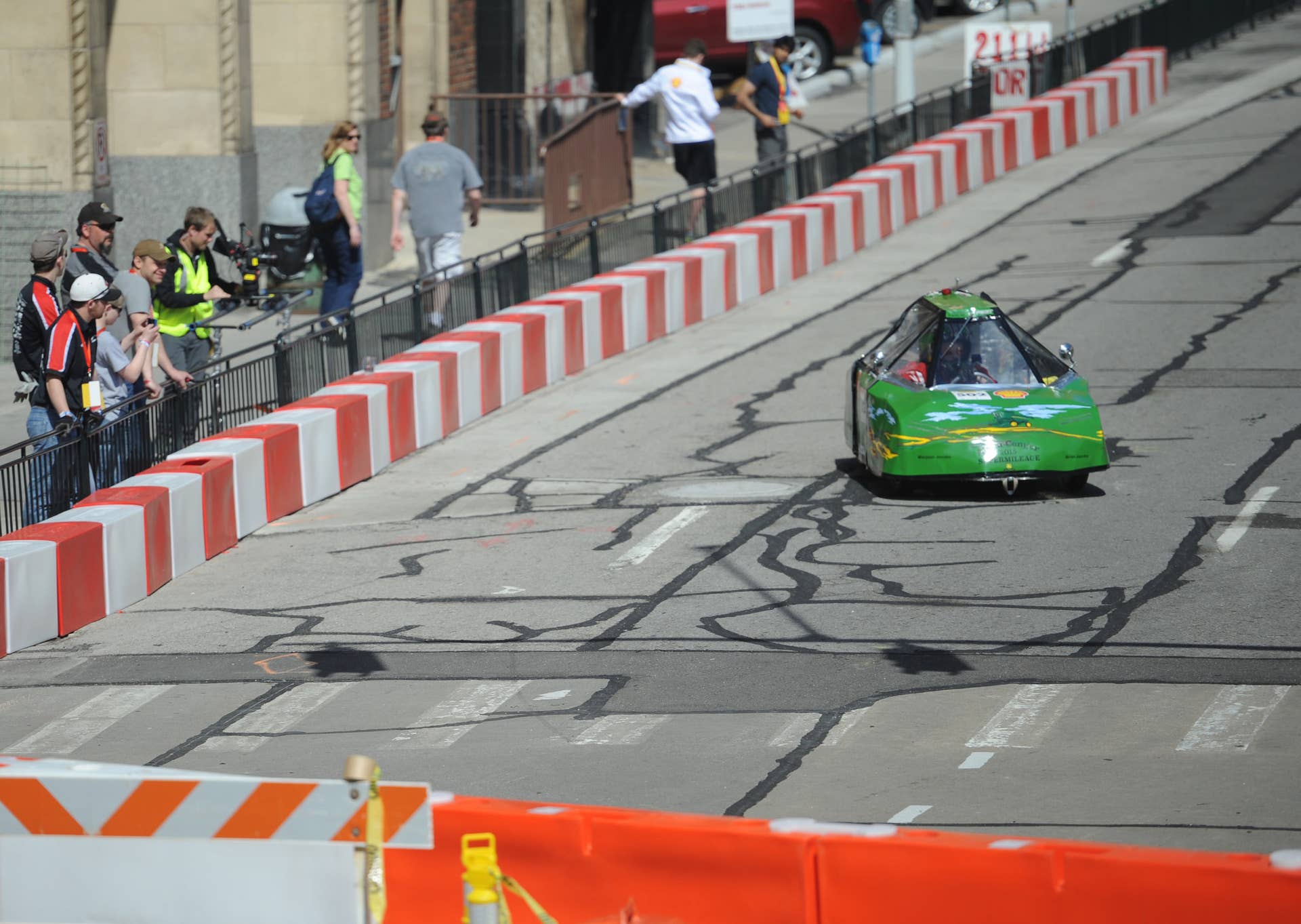 The JD 4020 Diesel UrbanConcept at the 2015 Shell Eco-Marathon