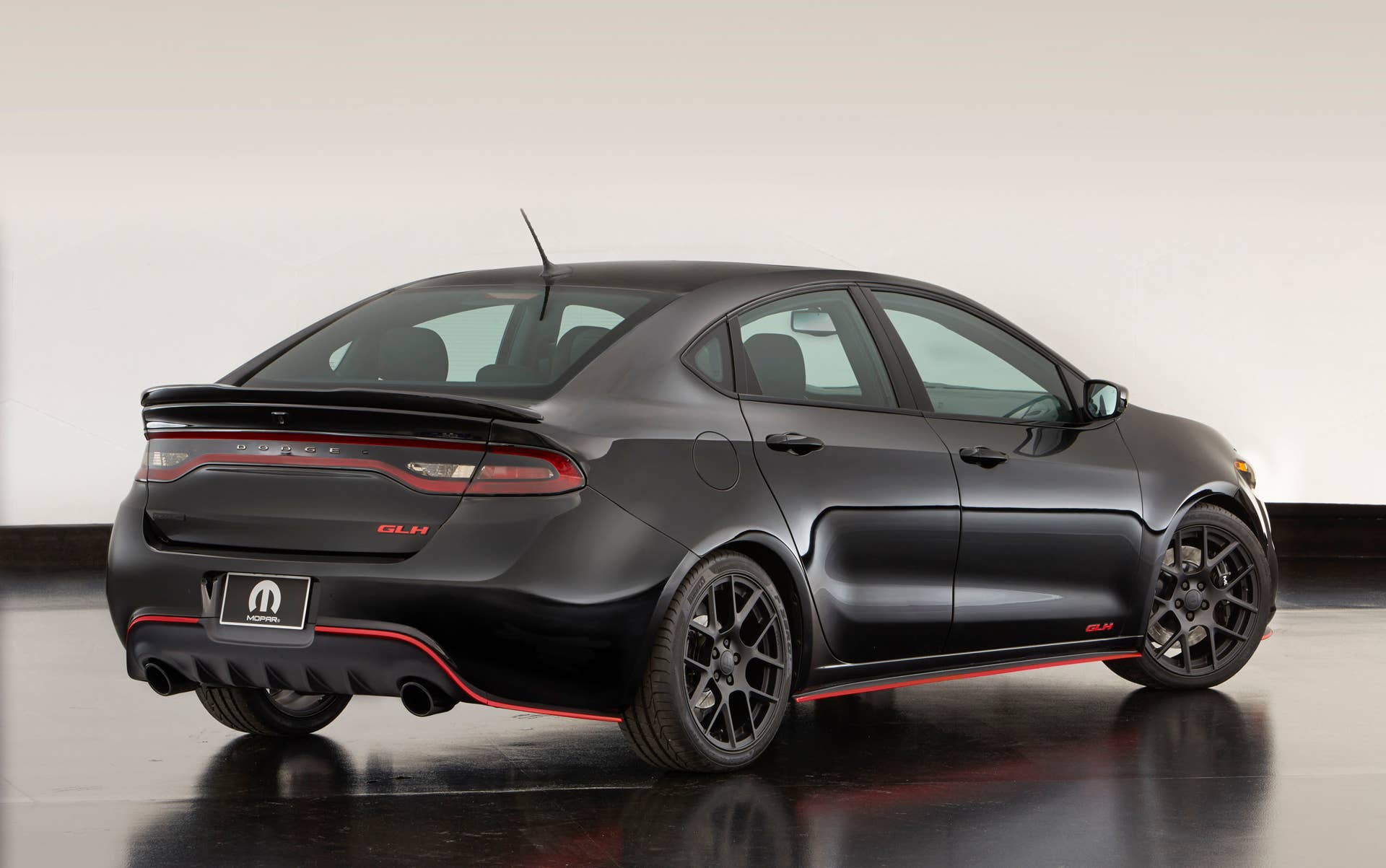 dodge dart glh concept rear three quarters