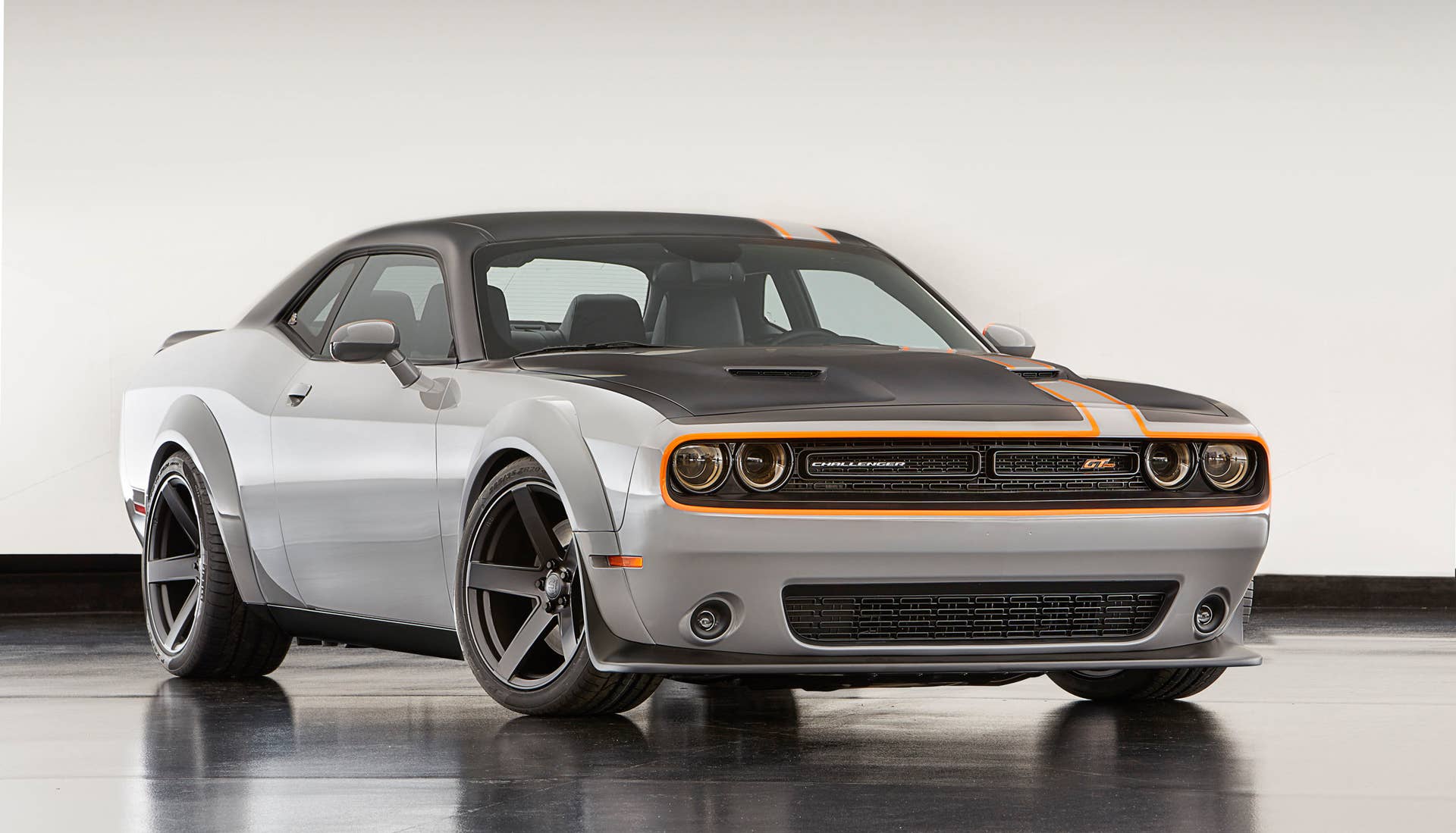 dodge challenger gt awd concept front three quarters