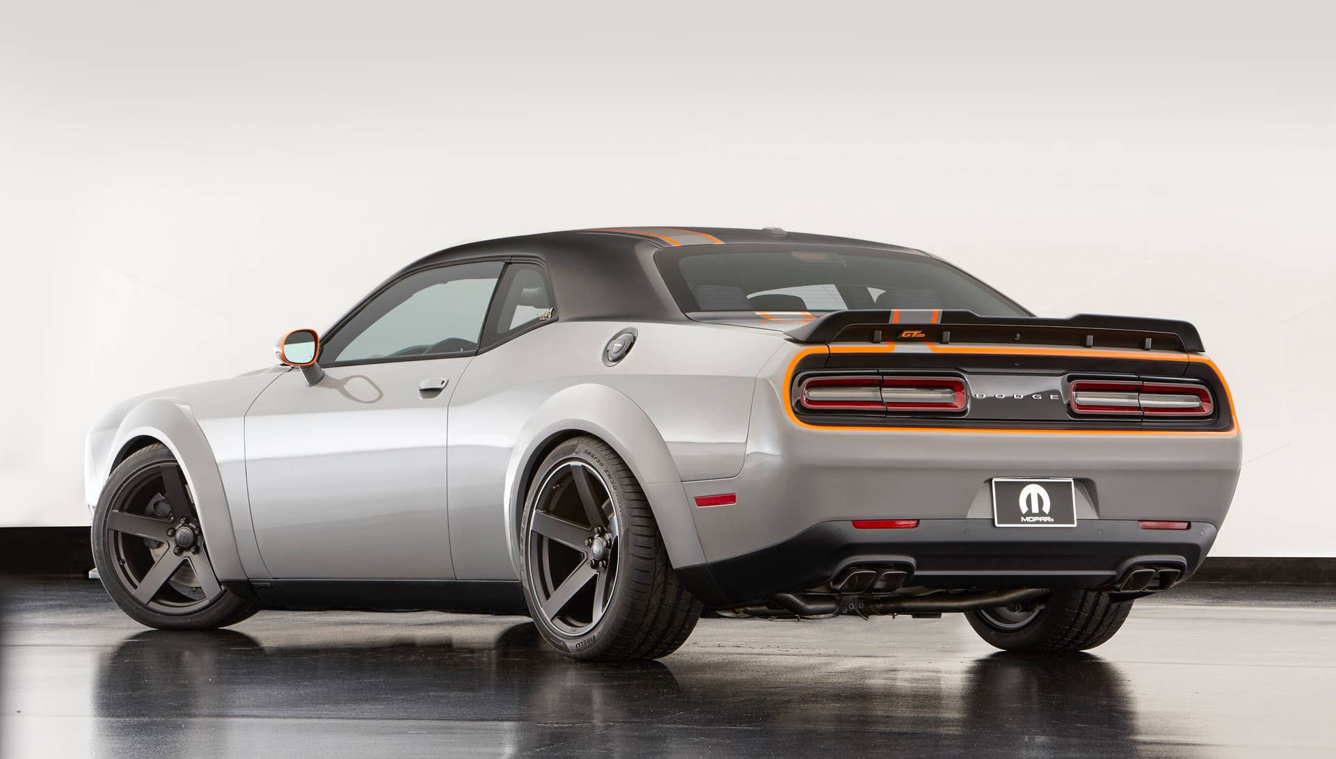 dodge challenger gt awd concept rear three quarters