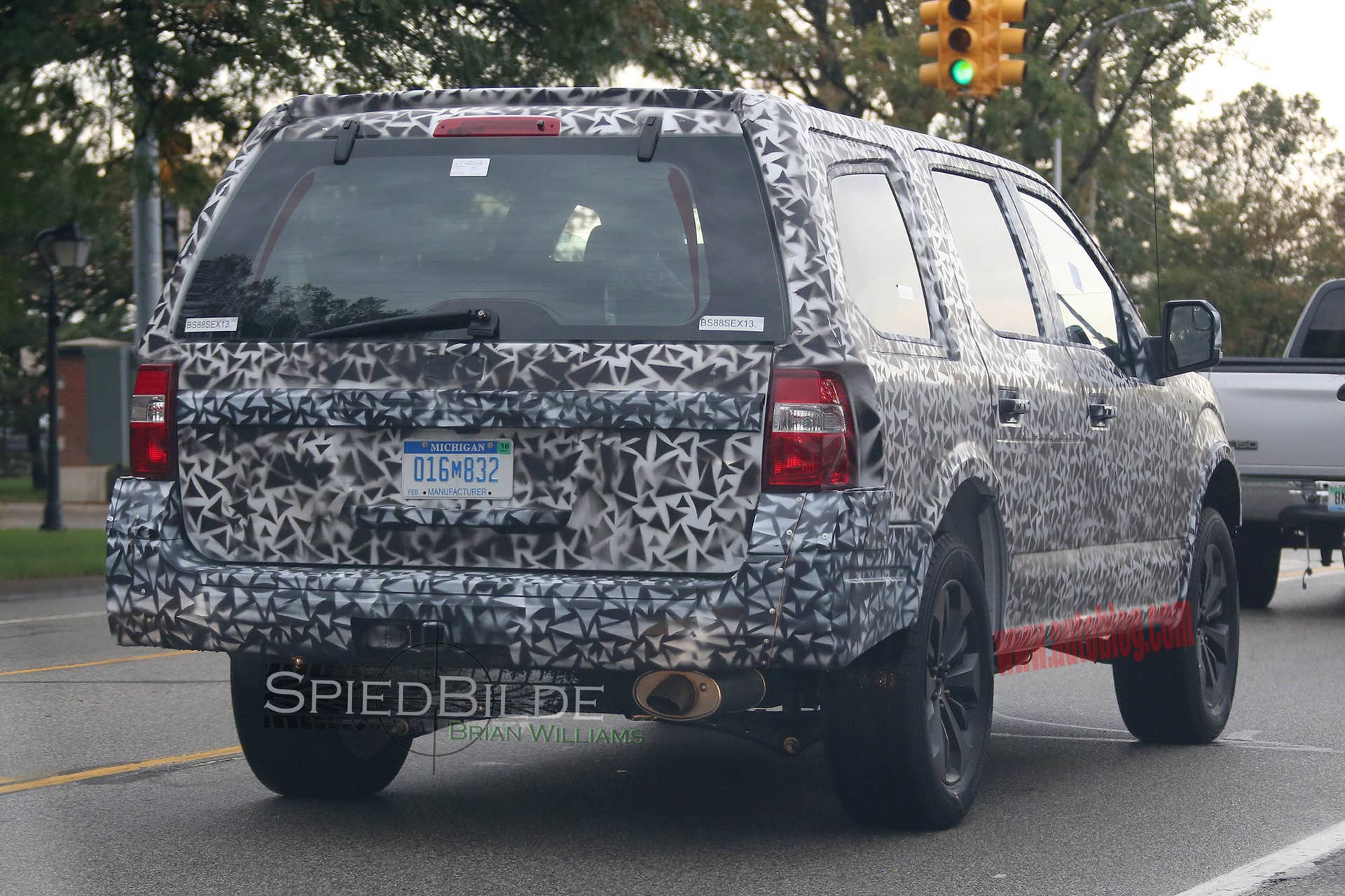 2018 Ford Expedition prototype rear