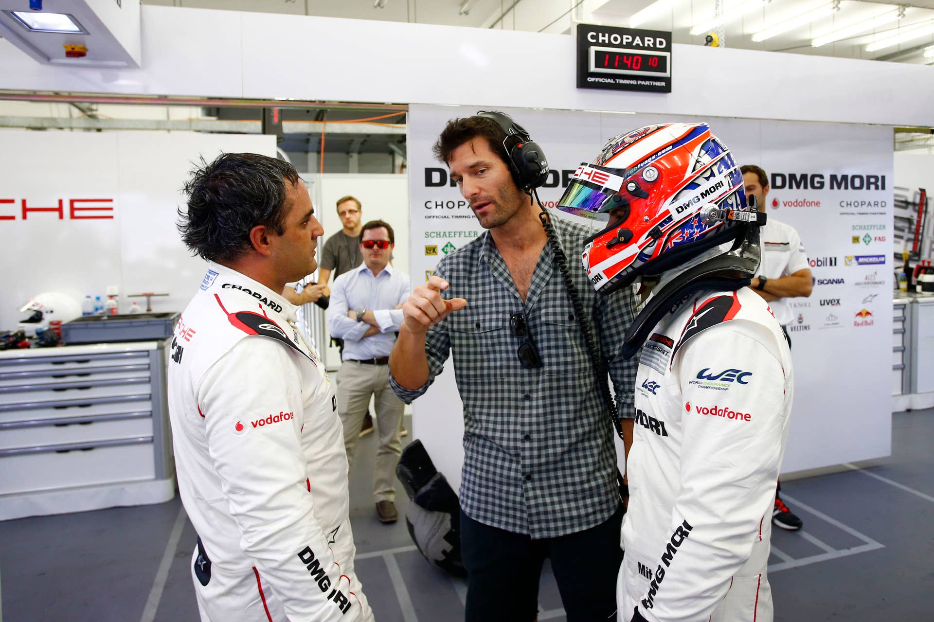 Juan Pablo Montoya Mark Webber Mitch Evans