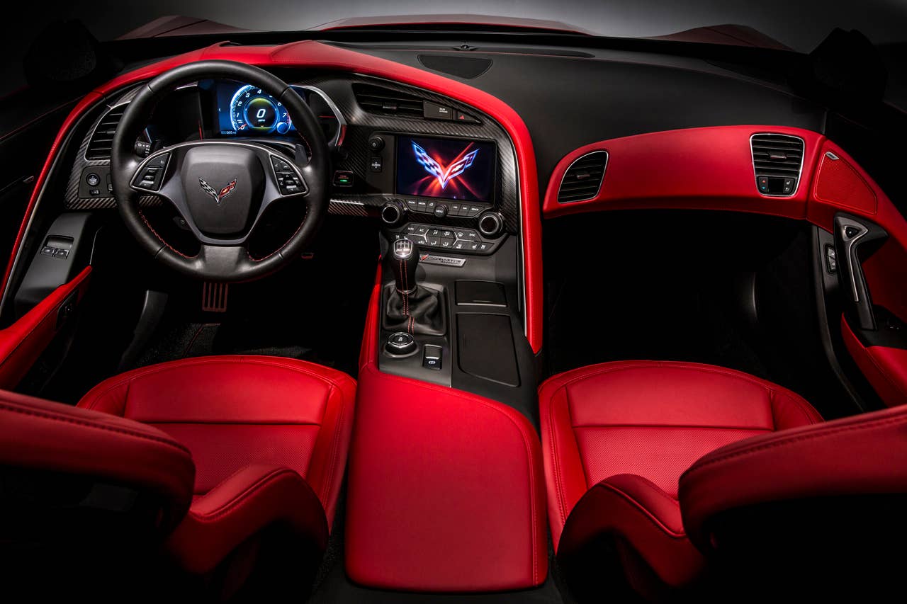 The all-new 2014 Chevrolet Corvette Stingray interior blends fine materials and craftsmanship with advanced technologies to deliver a more connected and more engaging driving experience.