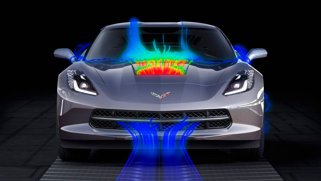The all-new 2014 Chevrolet Corvette Stingrays provocative exterior styling is as functional as it is elegant; every line, vent, inlet and surface has been optimized to enhance the car's overall performance.