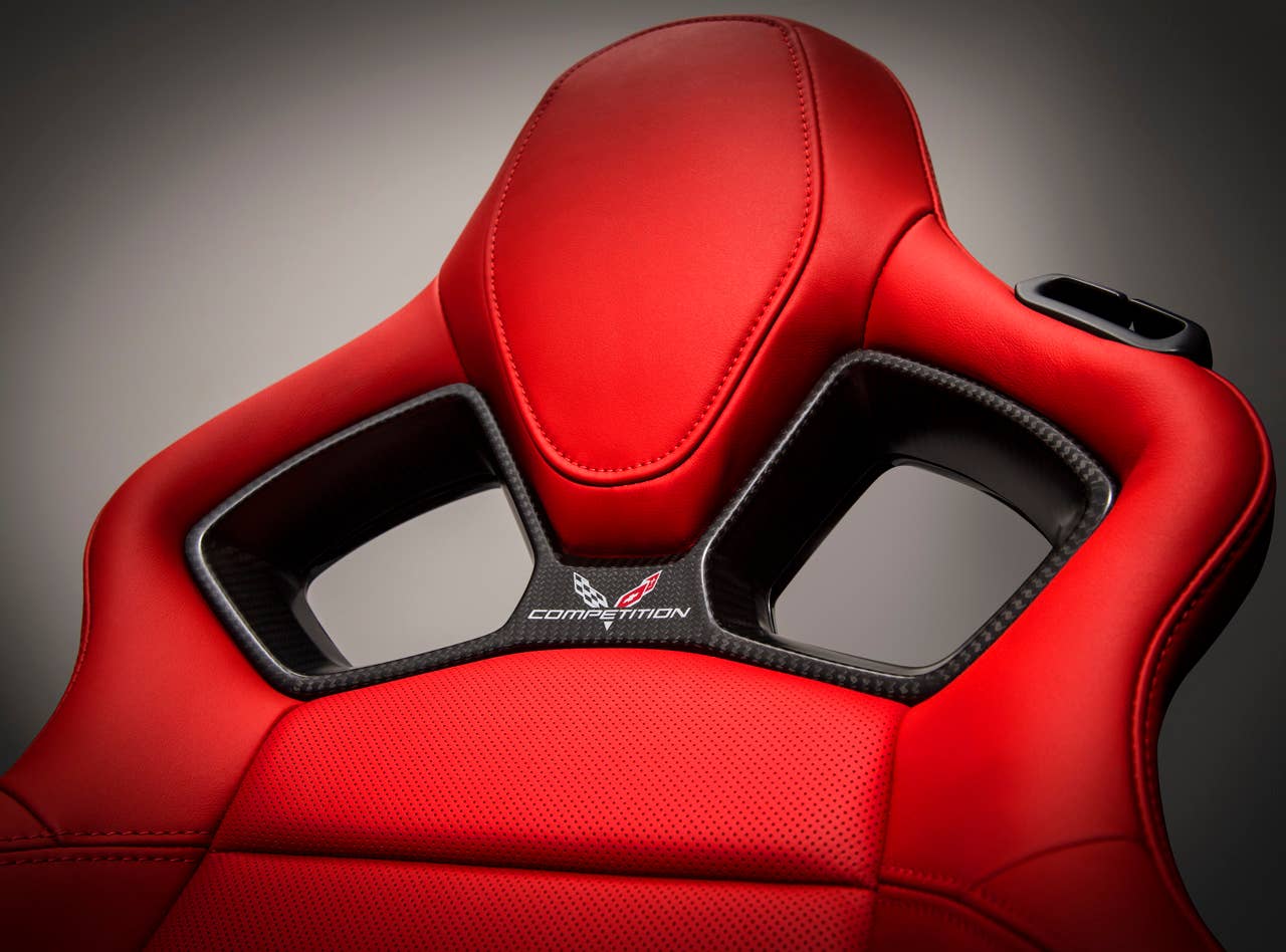 The 2014 Corvette Stingray offers two all-new seating choices: a GT seat for all-around comfort and a Competition Sport seat with more aggressive side bolstering which provides greater support on the track.