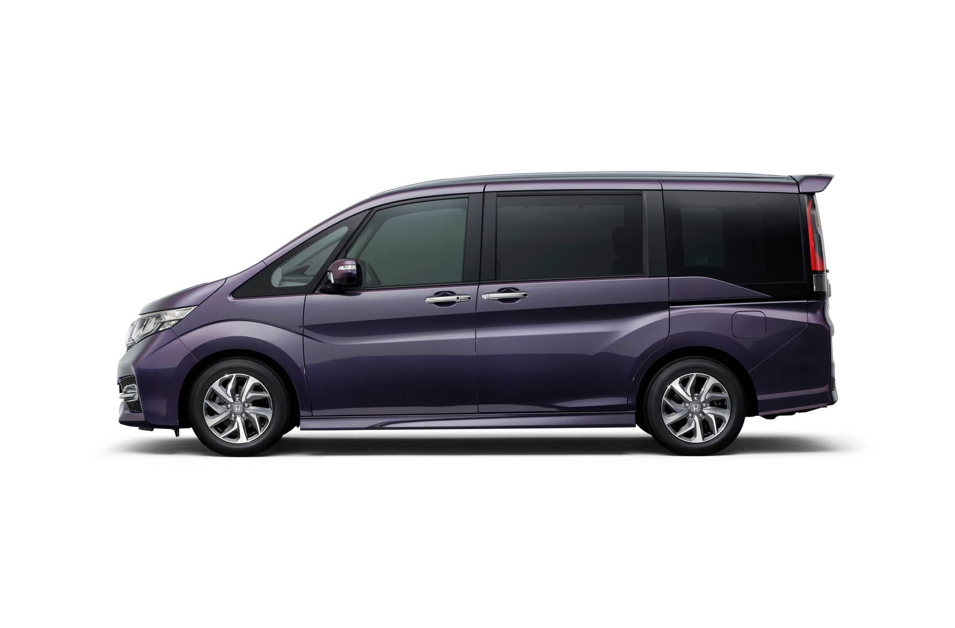Honda Step WGN side purple