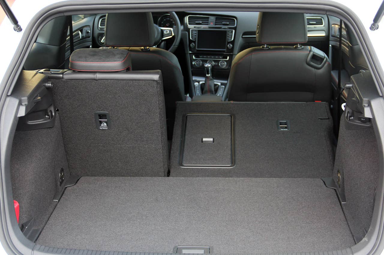 2015 Volkswagen GTI rear cargo area