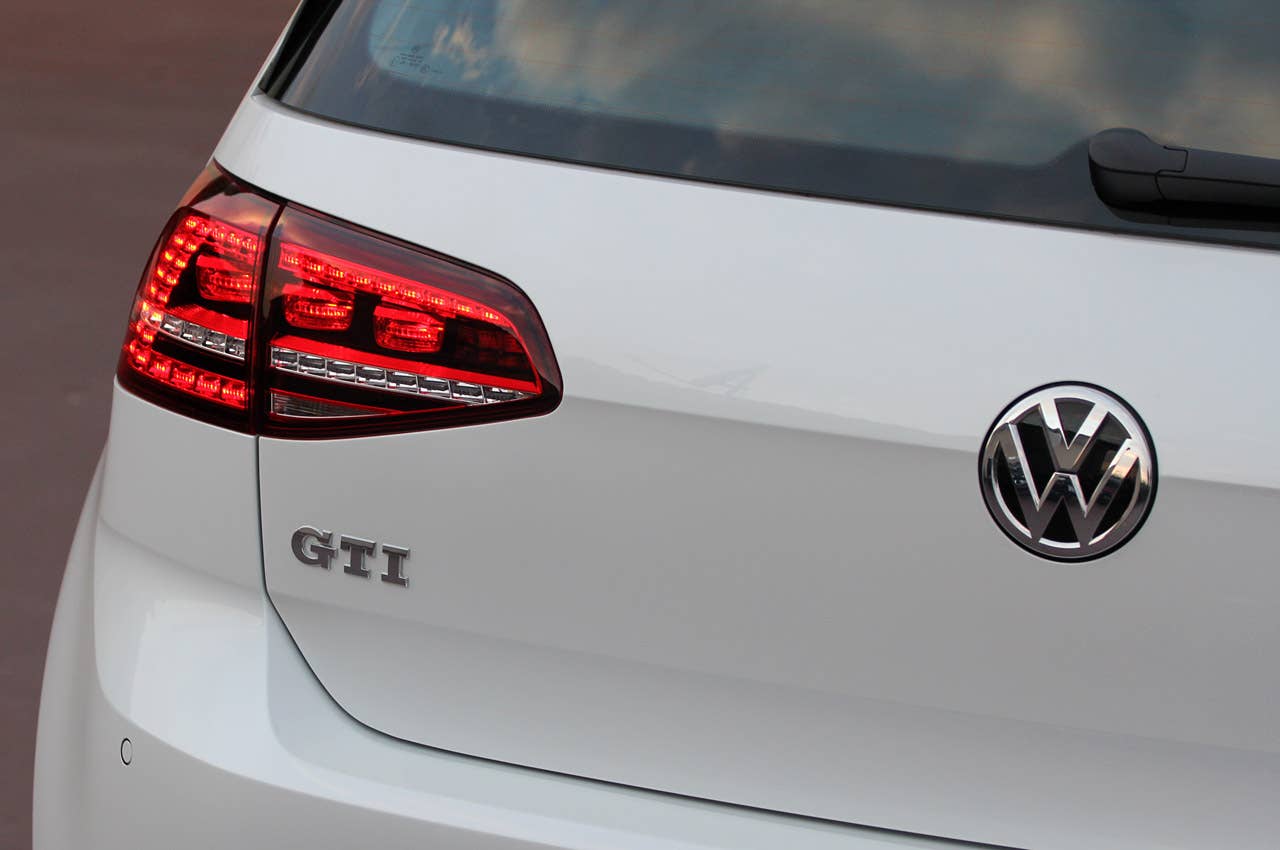 2015 Volkswagen GTI rear hatch