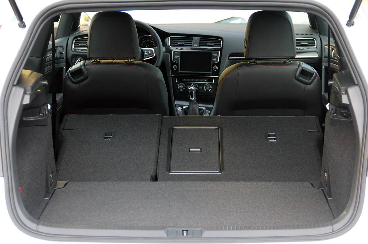 2015 Volkswagen GTI rear cargo area