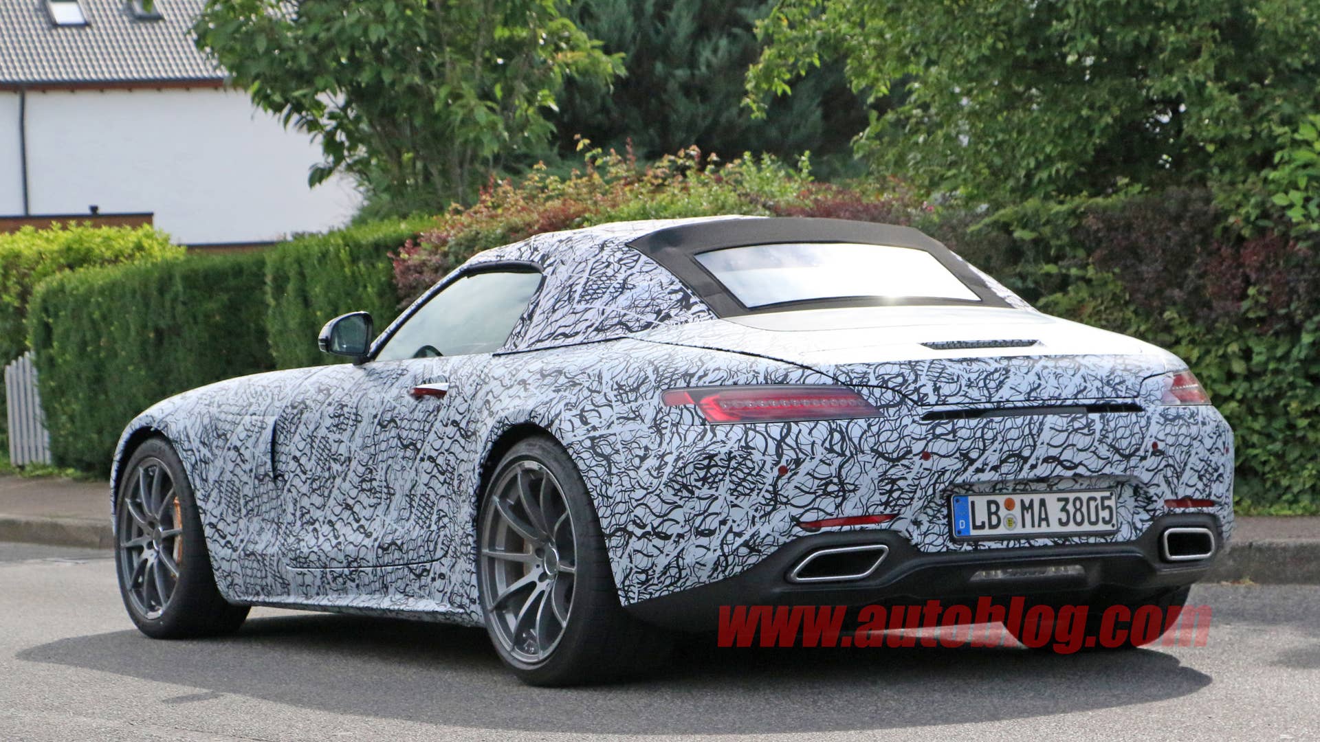 2018 Mercedes-AMG GT C Roadster Rear Exterior