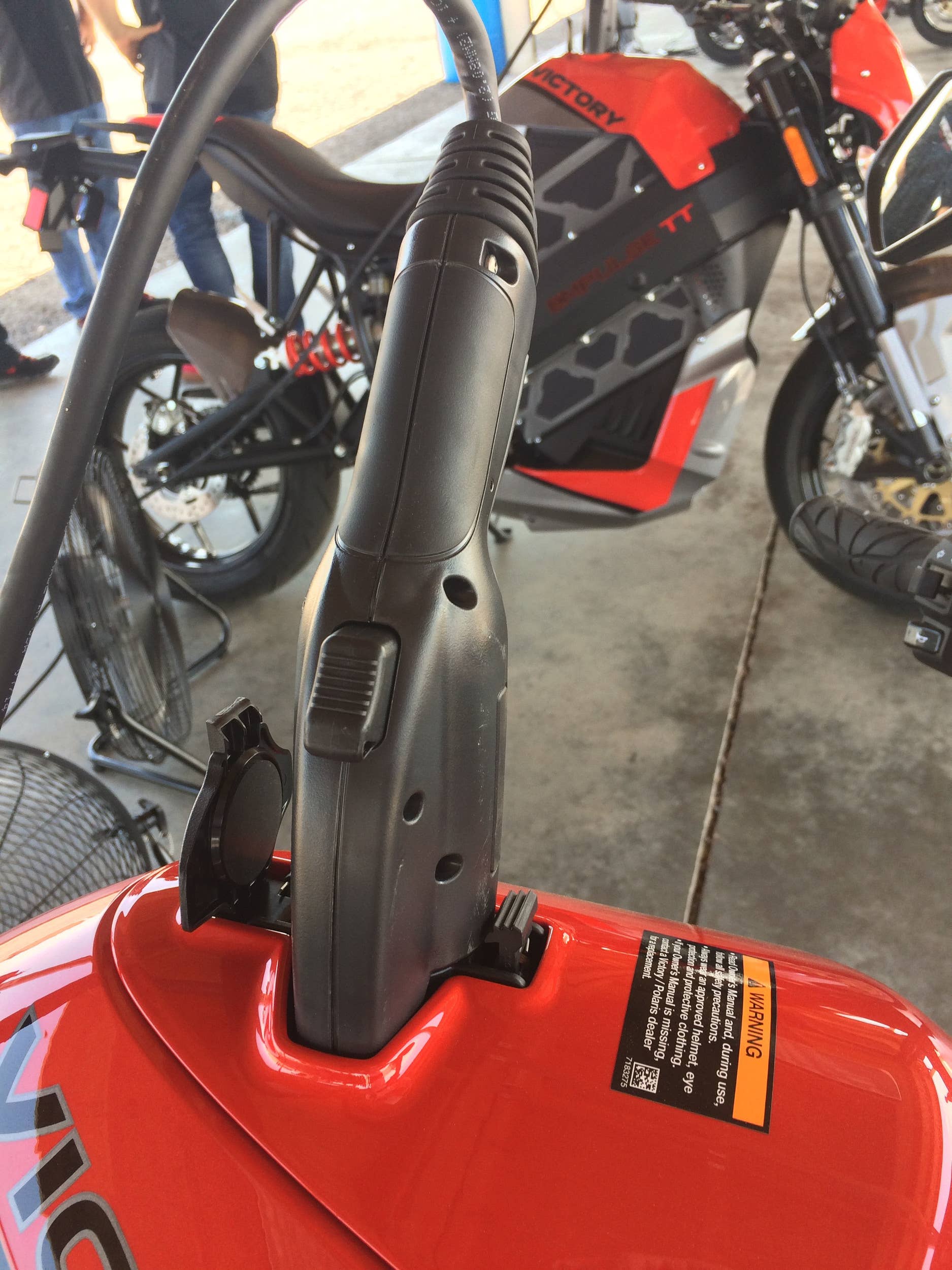 Victory Empulse TT charging port cable