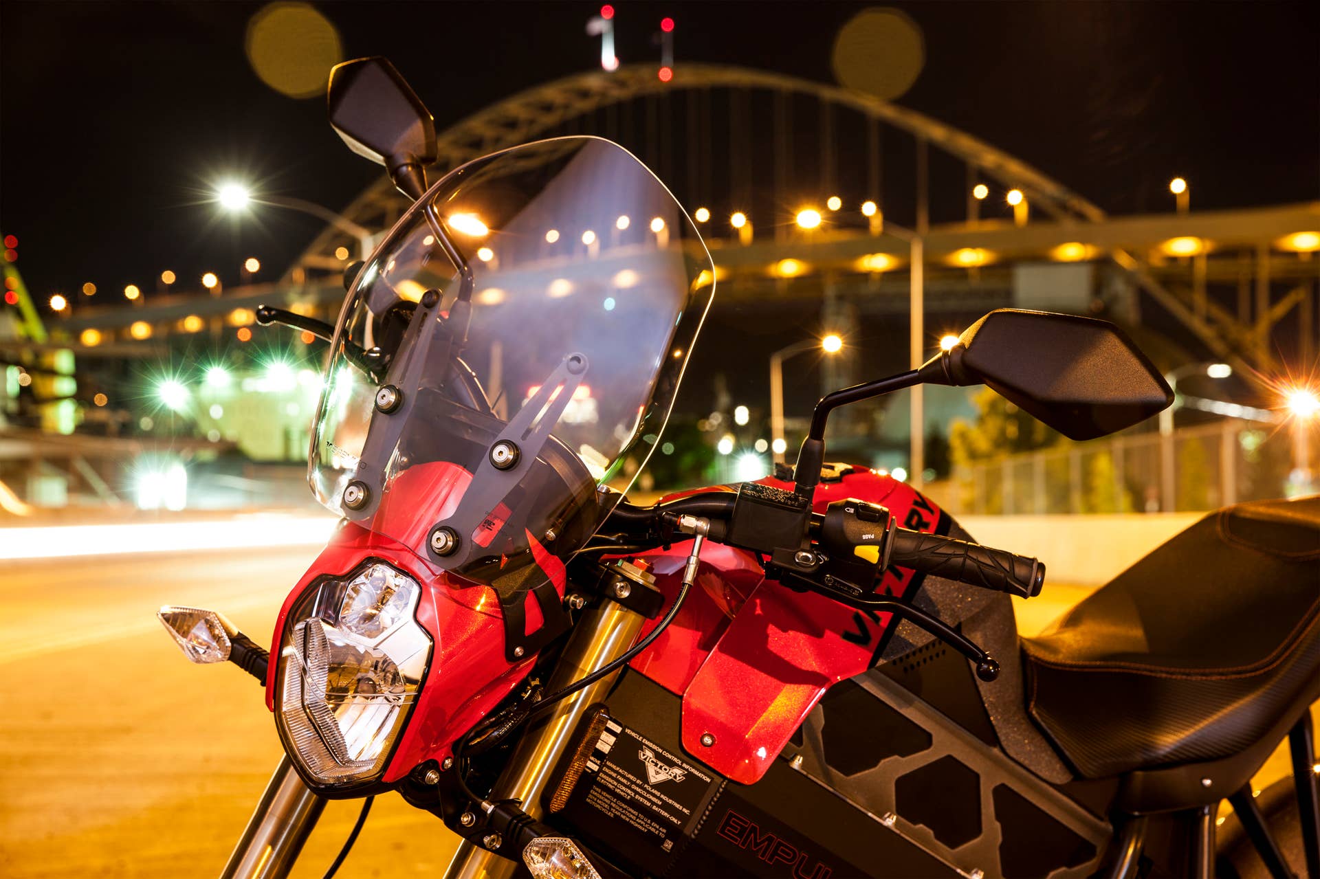 Victory Empulse TT wind shield