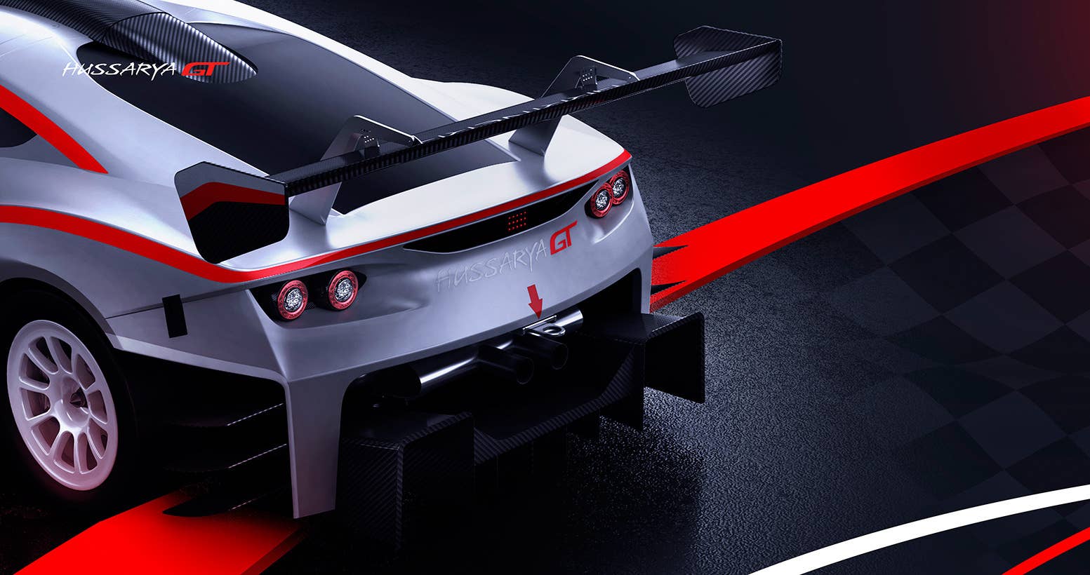 Arrinera Hussarya GT rear detail wing diffuser