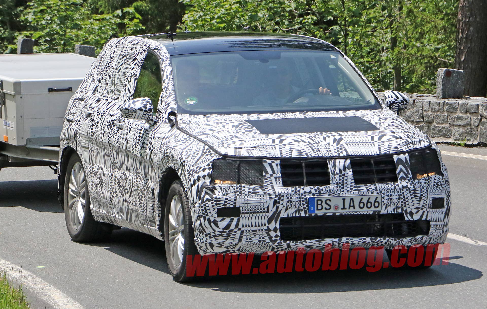 front grille vw volkswagen tiguan camo
