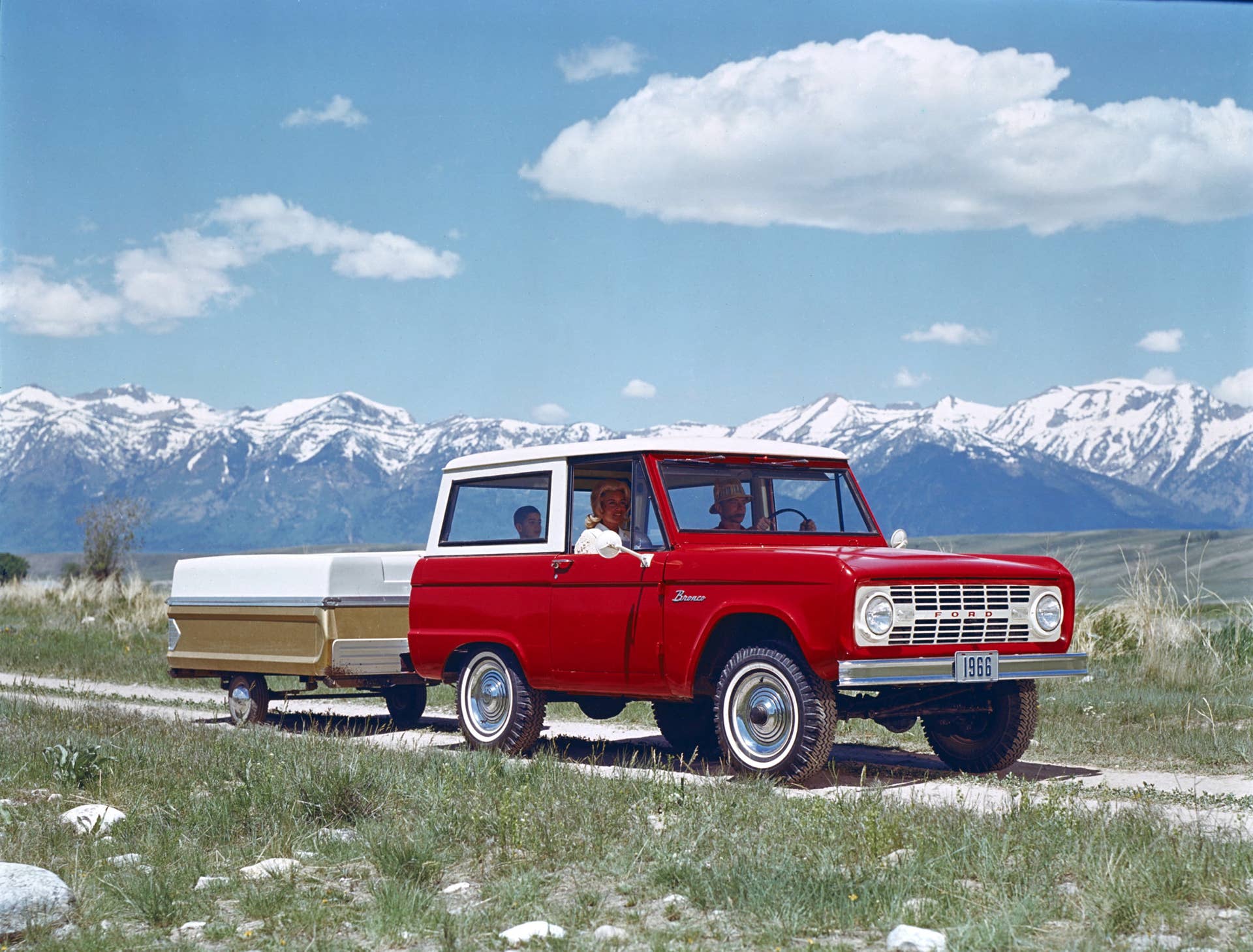 The classic 1966 Bronco body shell will soon be available through Ford licensed restoration parts suppliers. (06/07/2010)