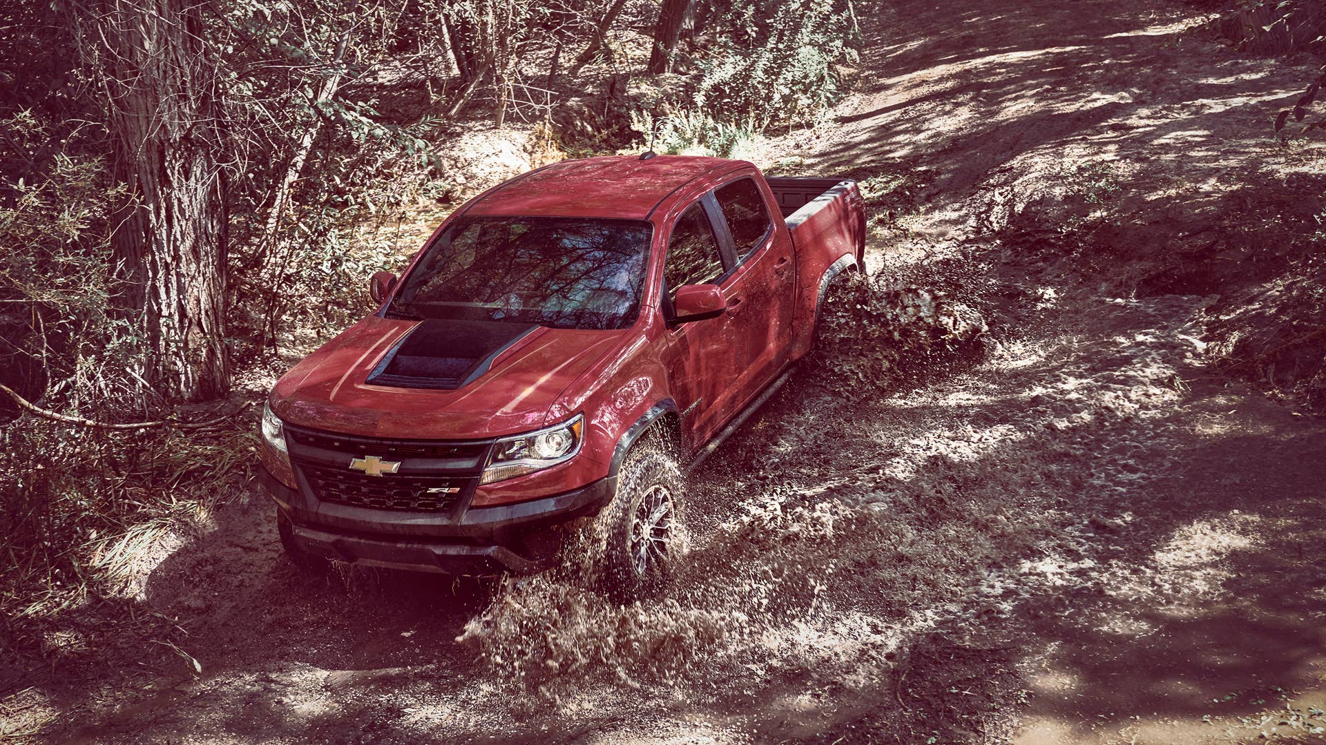 2017 chevrolet colorado red mud