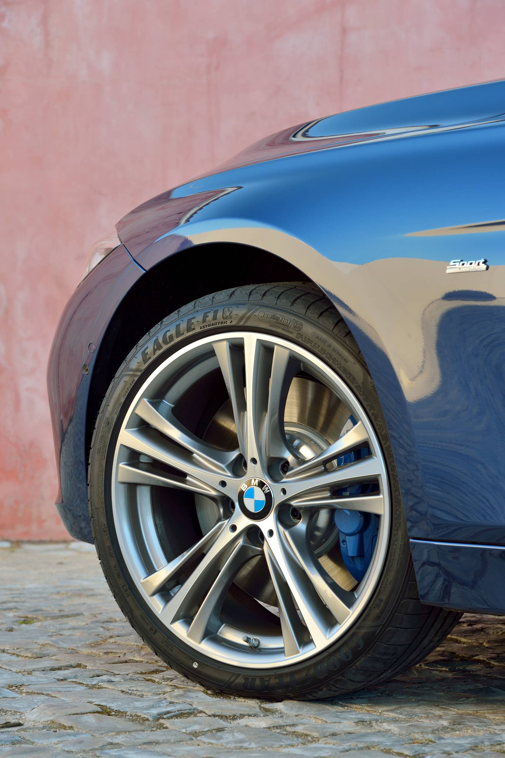 blue 2016 bmw 3 series refresh wheels