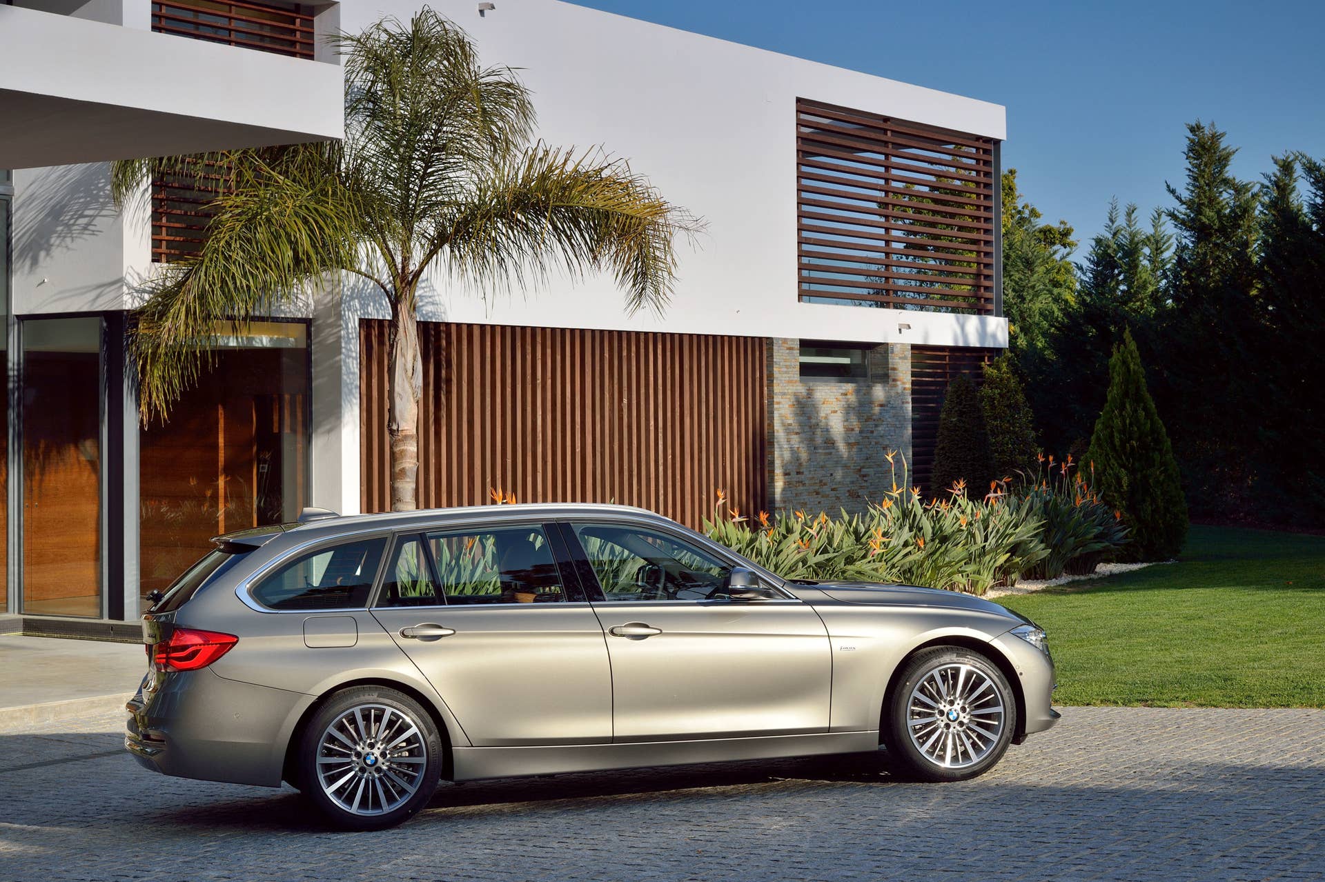 beige 2016 bmw 3 series wagon refresh palm tree