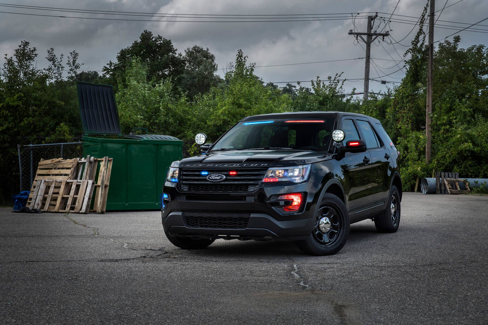 Ford now offers a super-low-profile visor light bar that mounts inside the Police Interceptor Utility to enable a stealth appearance.