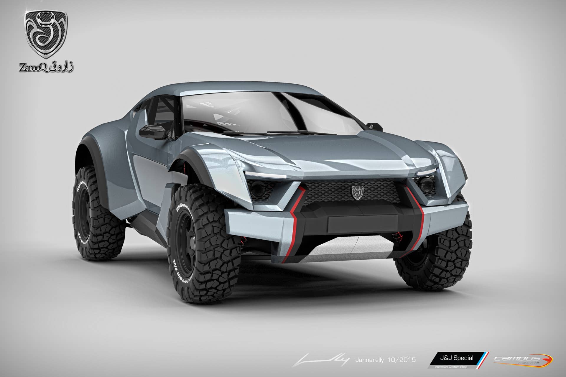 Zarooq SandRacer front 3/4