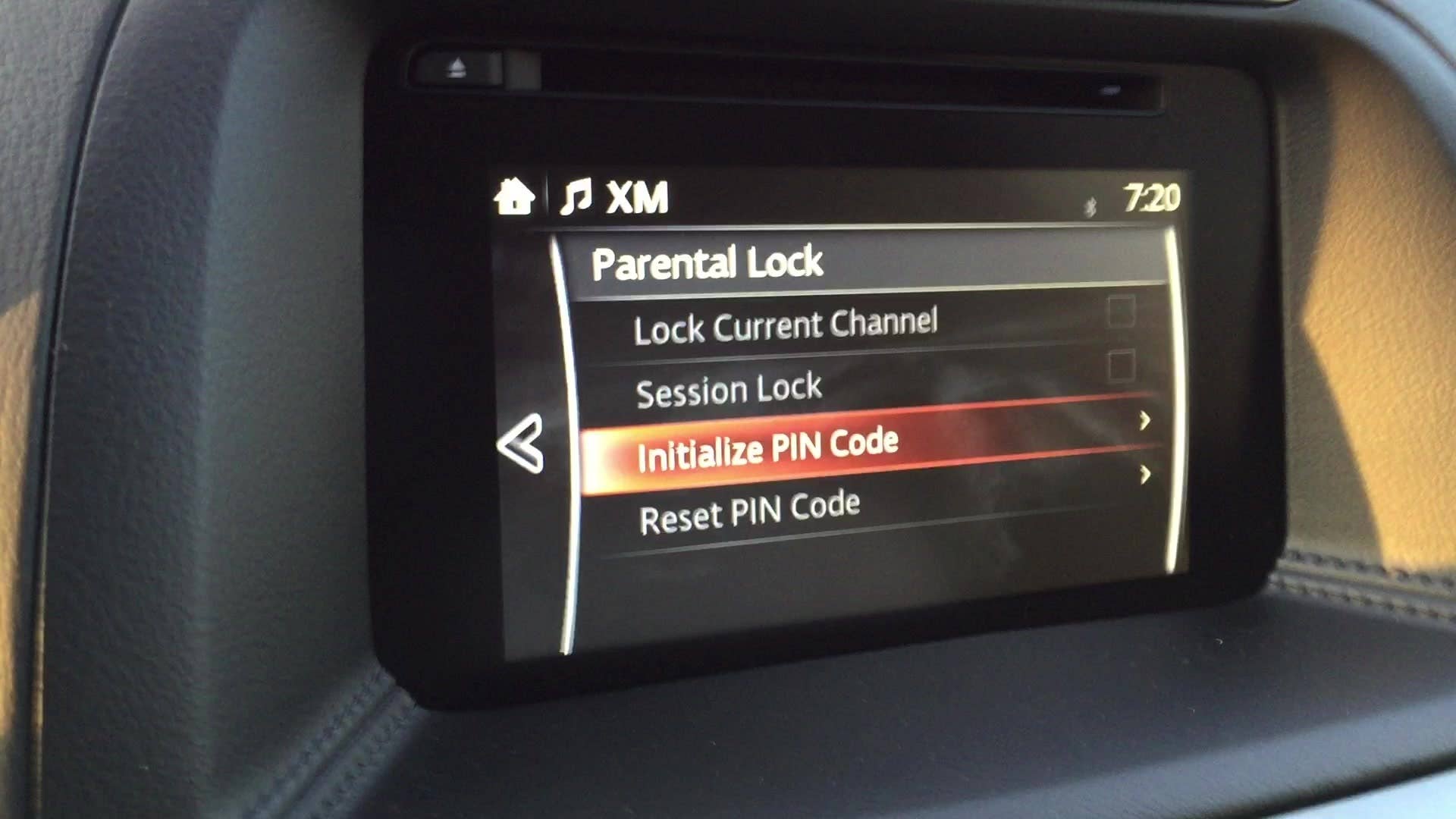 The 2016 Mazda CX-5 has a parental lock on the infotainment and radio.