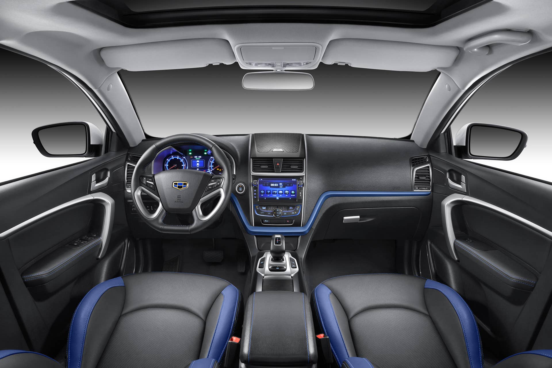 Geely Emgrand EV cockpit