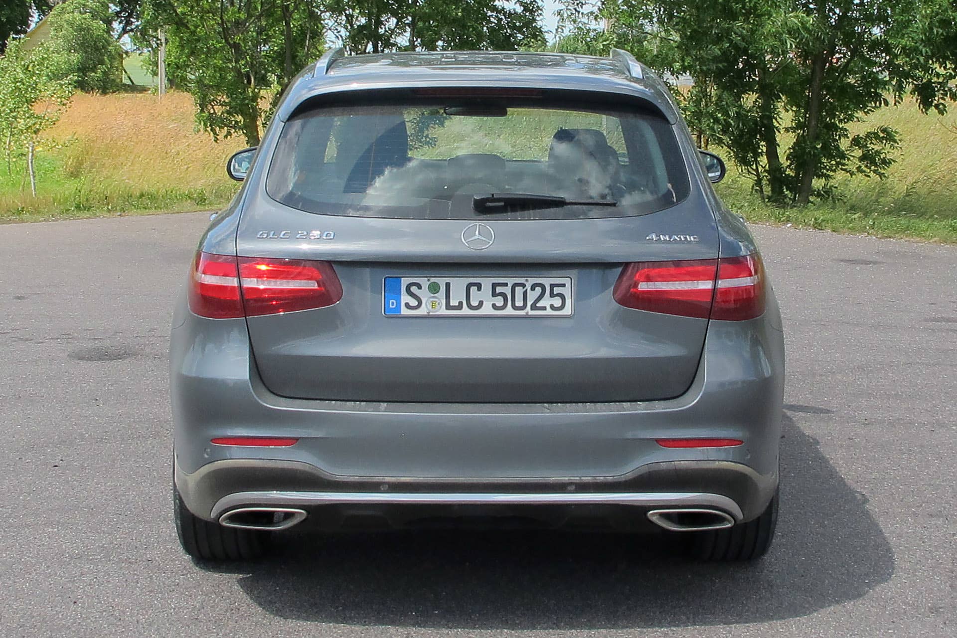 2016 Mercedes-Benz GLC250 rear view