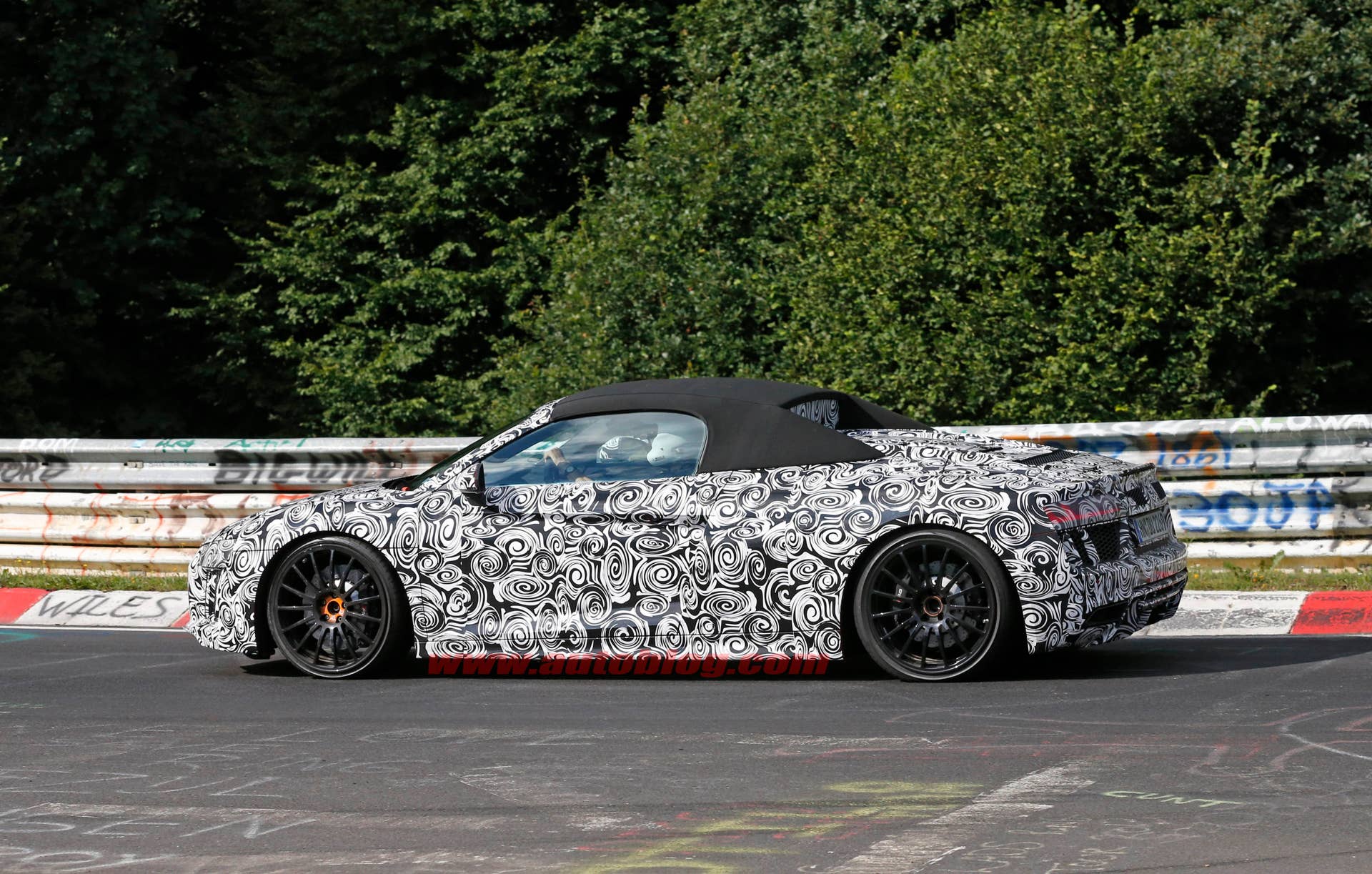 2017 Audi R8 Spyder side Nurburgring
