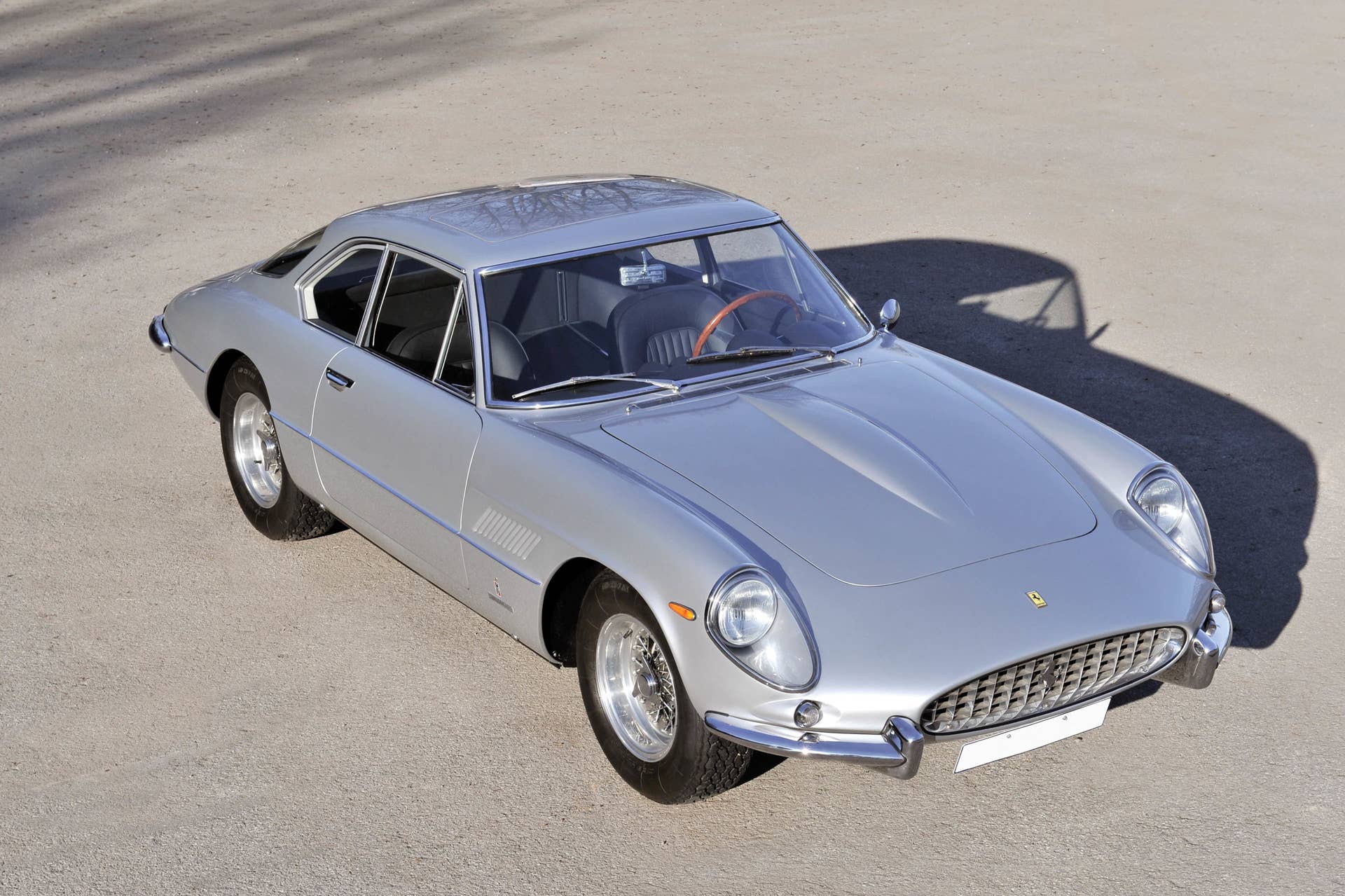 1962 Ferrari 400 Superamerica Aerodinamico above front 3/4