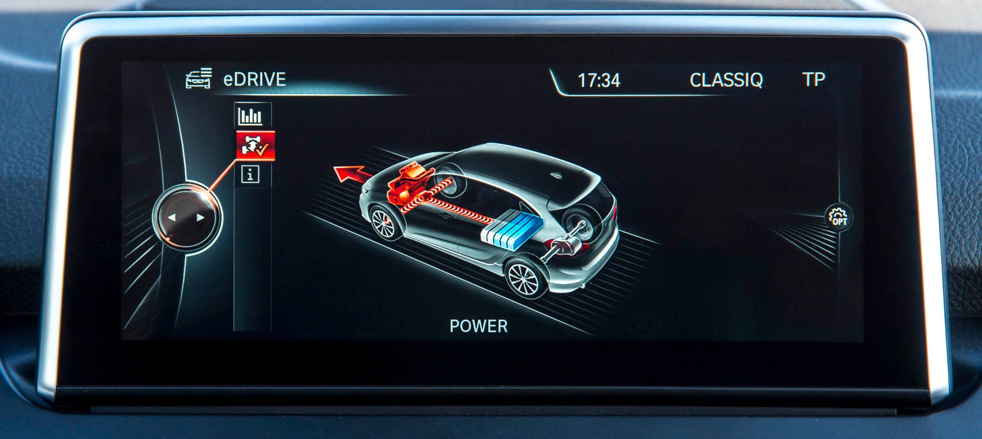 bmw 2 series active tourer plug-in hybrid prototype display