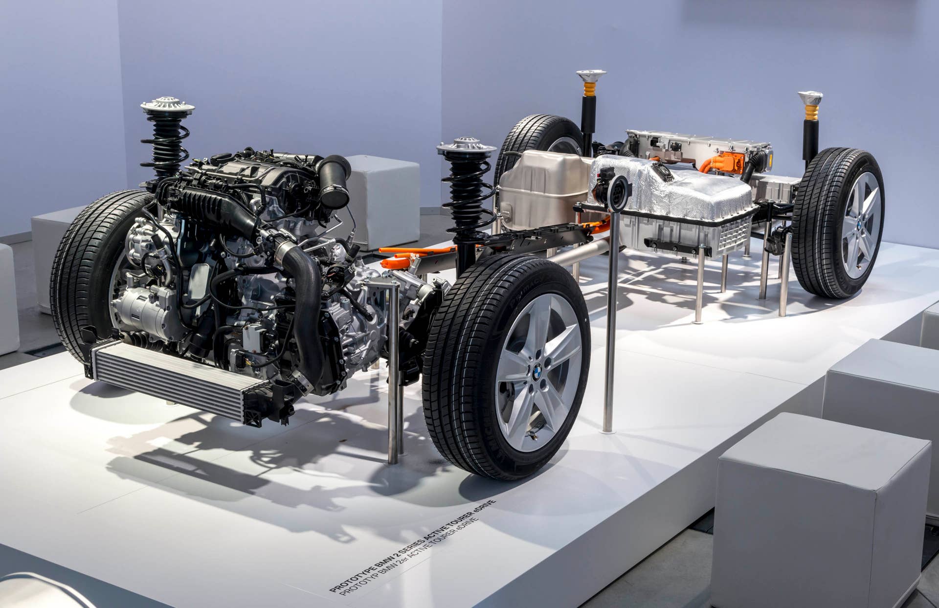 bmw 2 series active tourer plug-in hybrid prototype chasis