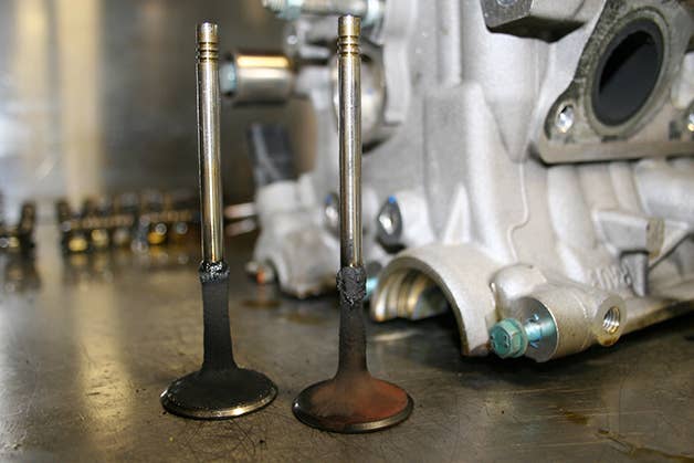 Dirty intake valves