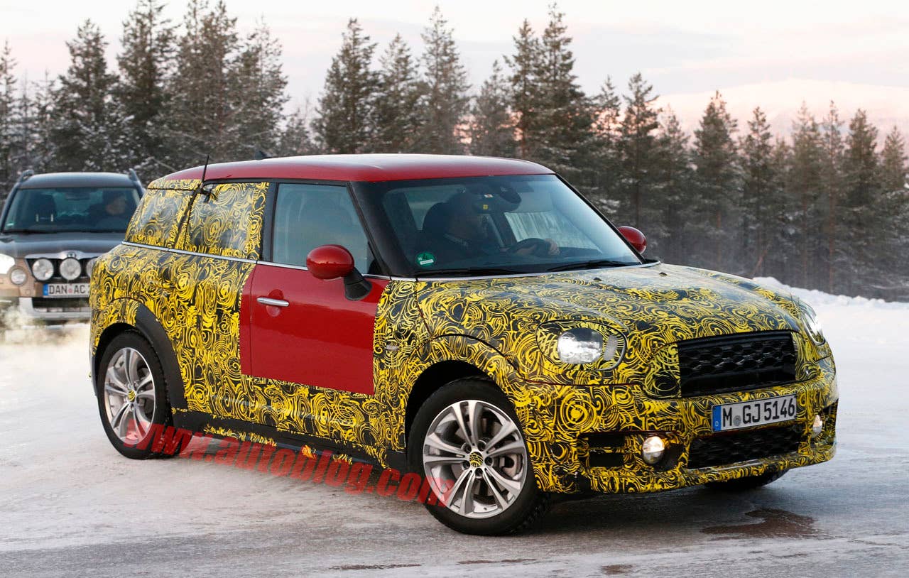 mini countryman spy shots
