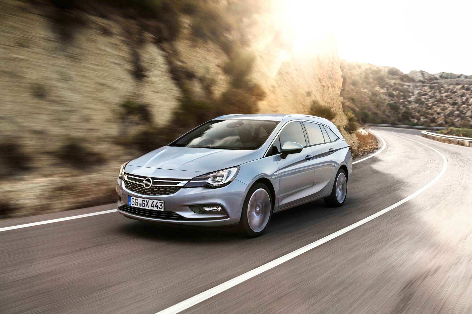 2016 Opel Astra Sports Tourer front 3/4 road moving