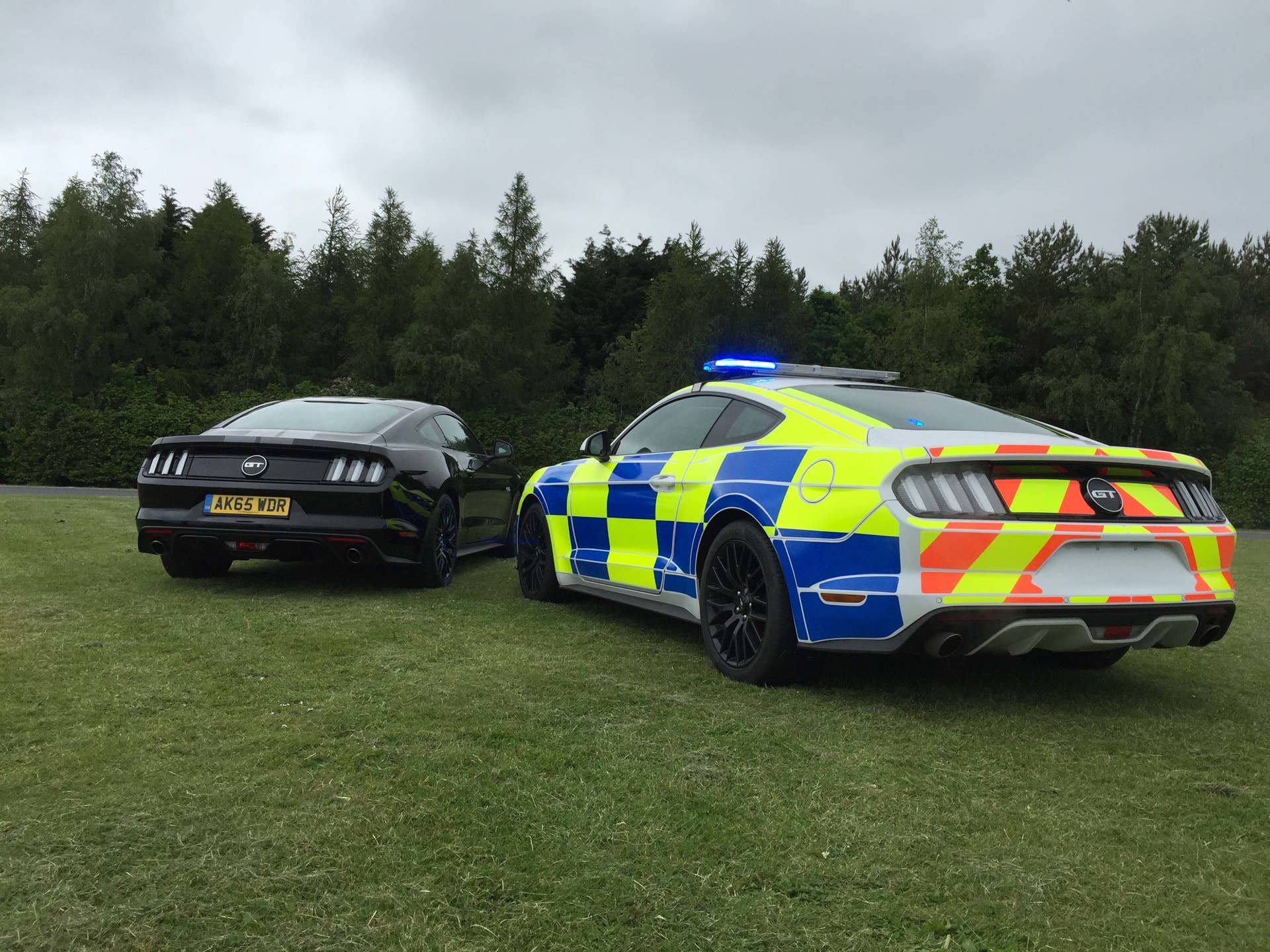 Ford Mustang police UK