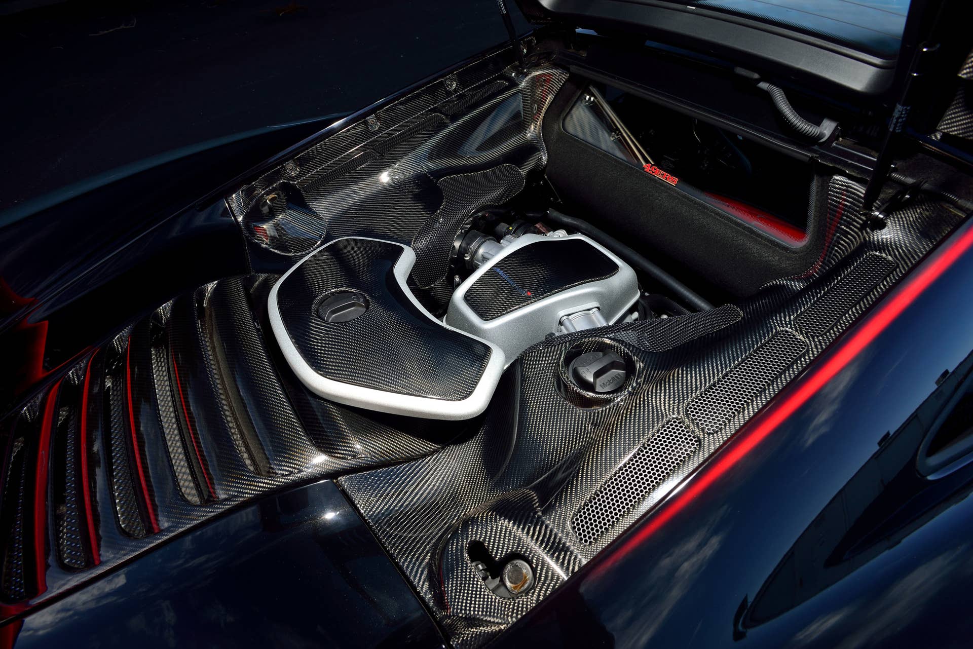 2012 McLaren MP4-12C High Sport engine compartment