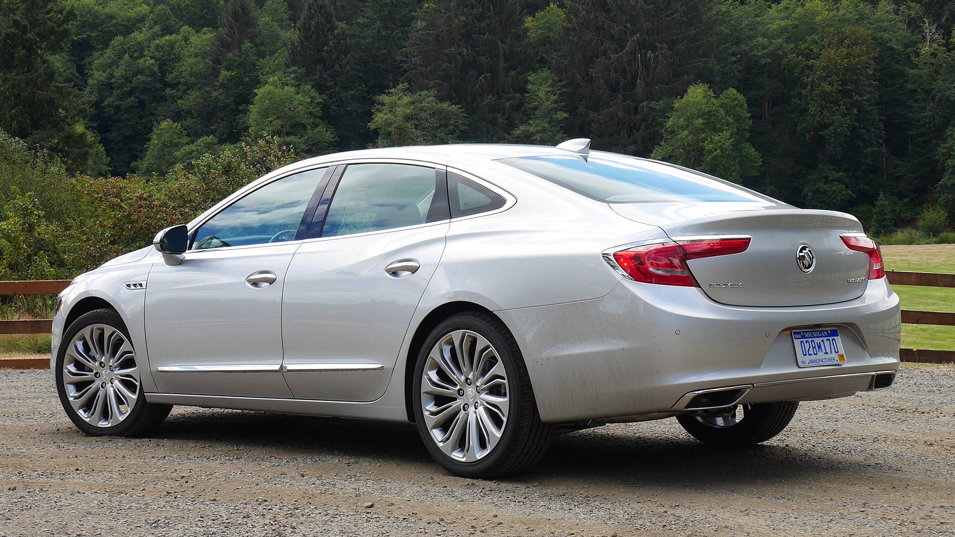 2017 Buick LaCrosse rear 3/4 view