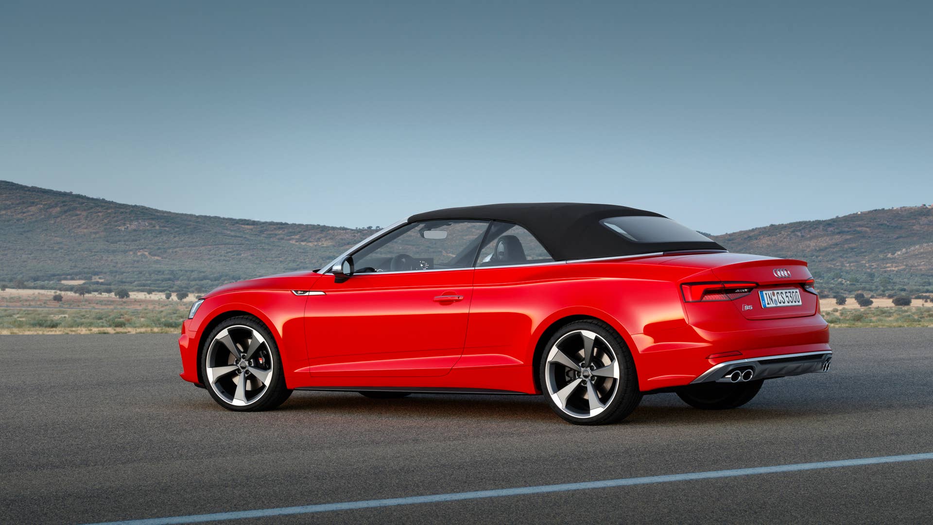 2018 Audi S5 Cabriolet Rear Three Quarter Exterior