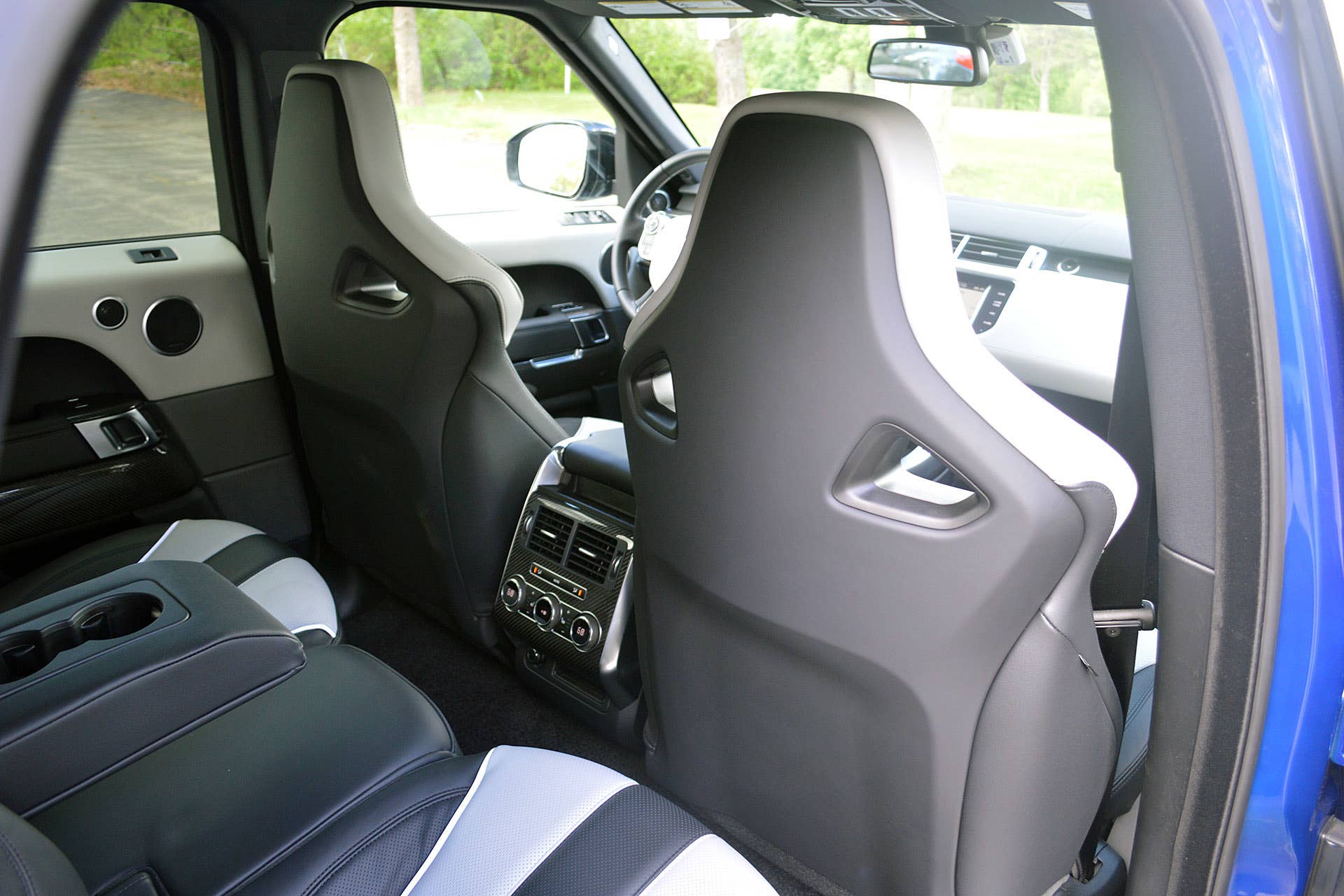 2015 Land Rover Range Rover Sport SVR rear seats