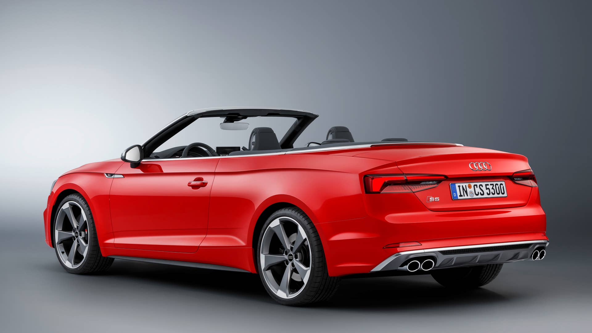 2018 Audi S5 Cabriolet Rear Three Quarter Exterior