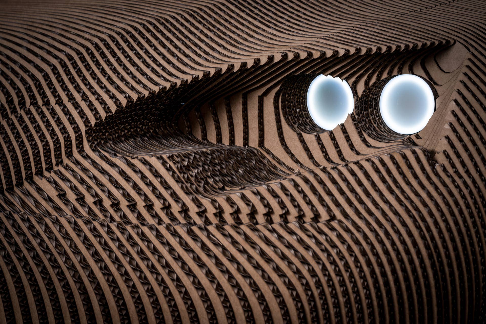 Lexus IS Cardboard Replica headlight