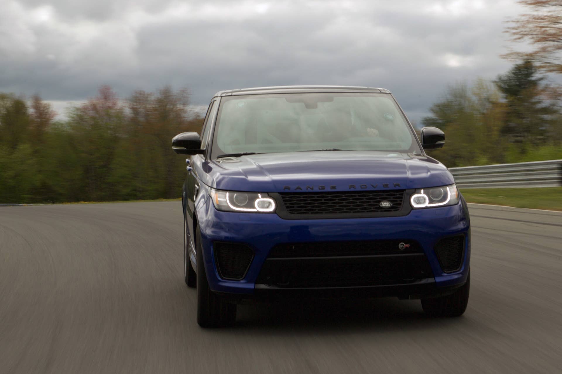 2015 Land Rover Range Rover Sport SVR driving
