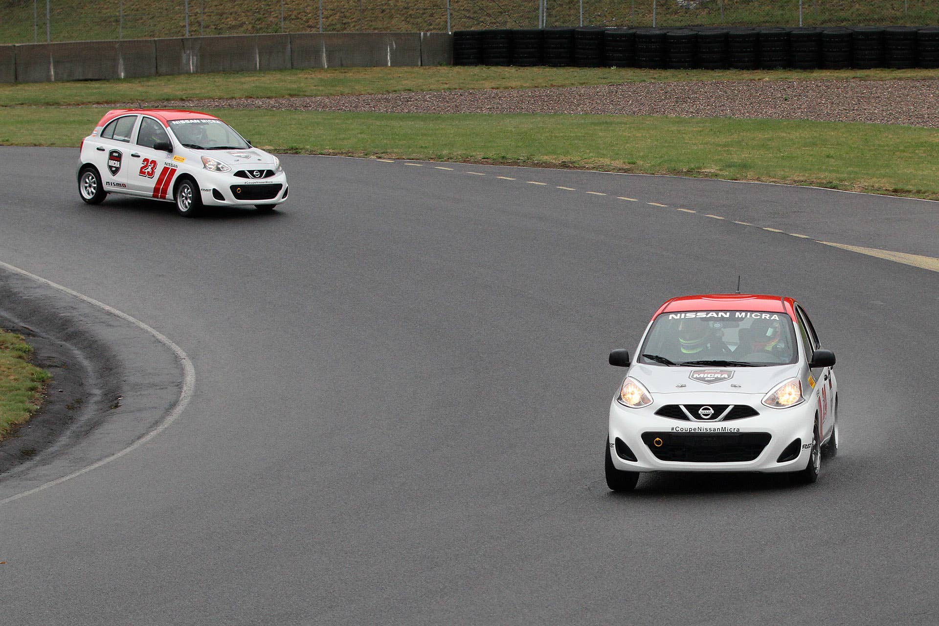 2015 Nissan Micra Cup on track