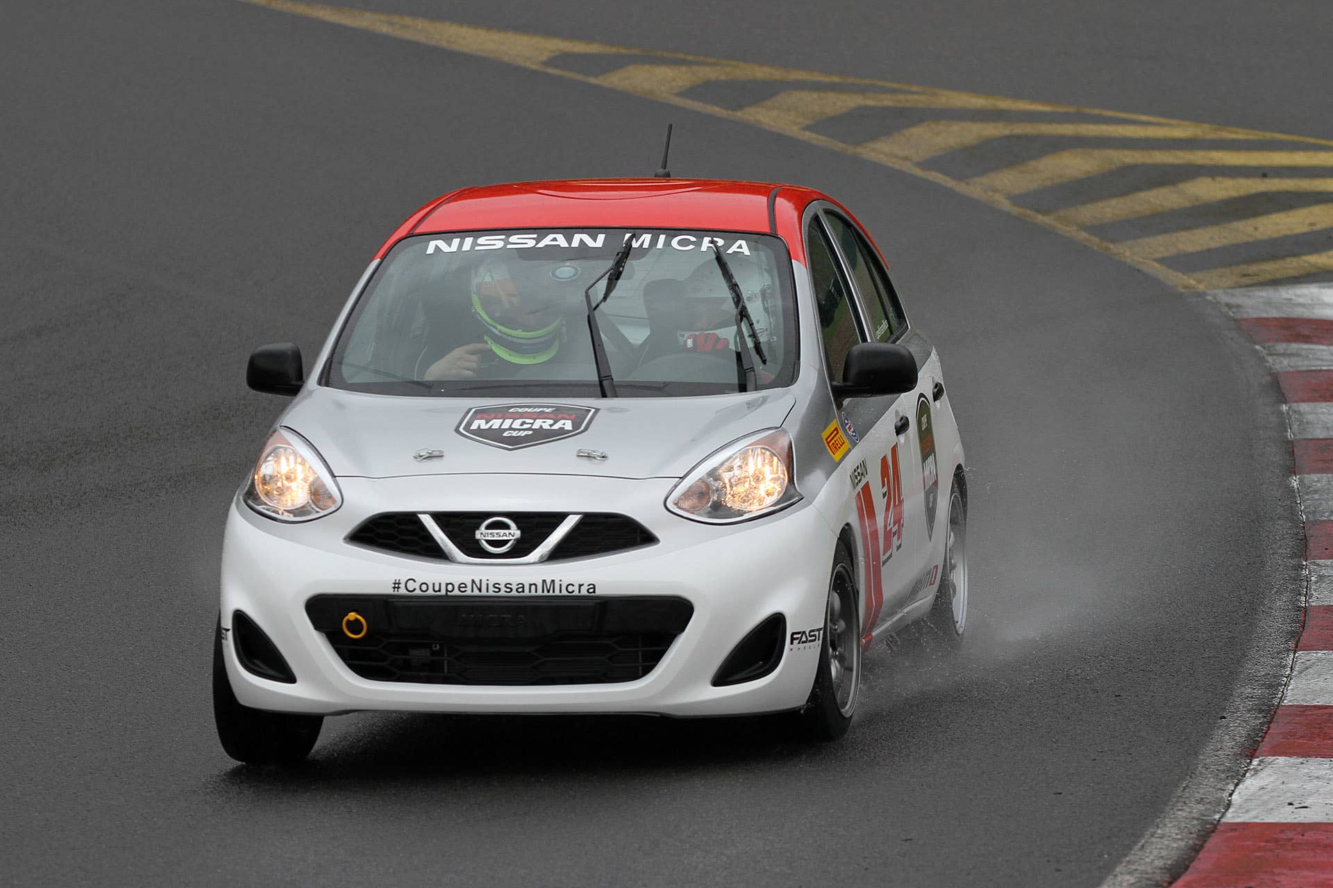 2015 Nissan Micra Cup on track